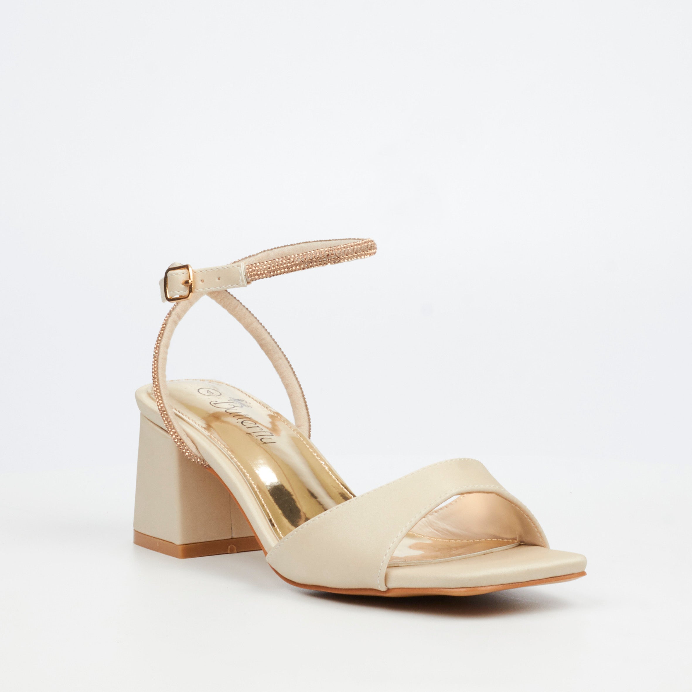 Butterfly Feet Alaine 1 Heel - Champagne footwear Butterfly Feet