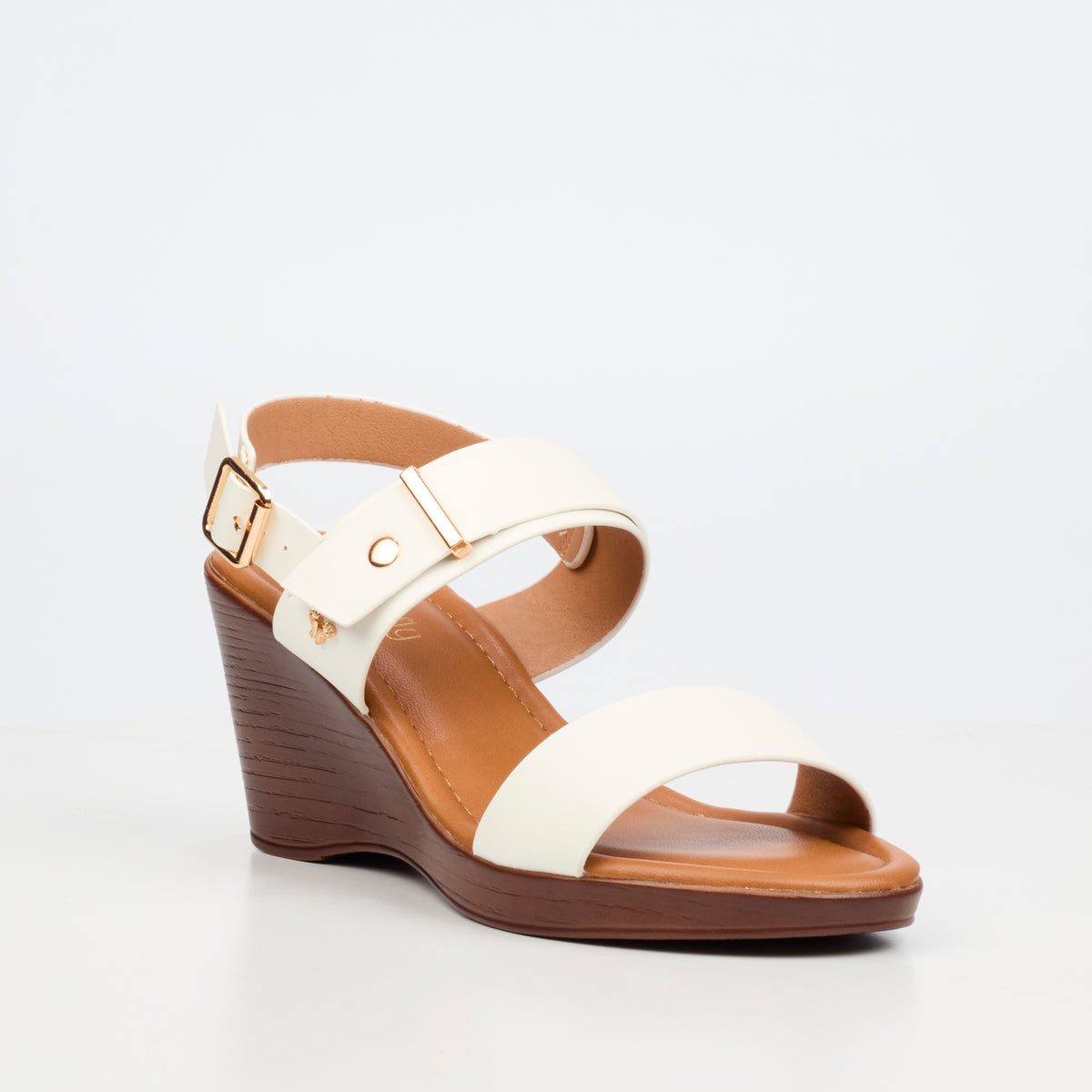 Butterfly Feet Allora 4 High Wedges - White footwear Butterfly Feet