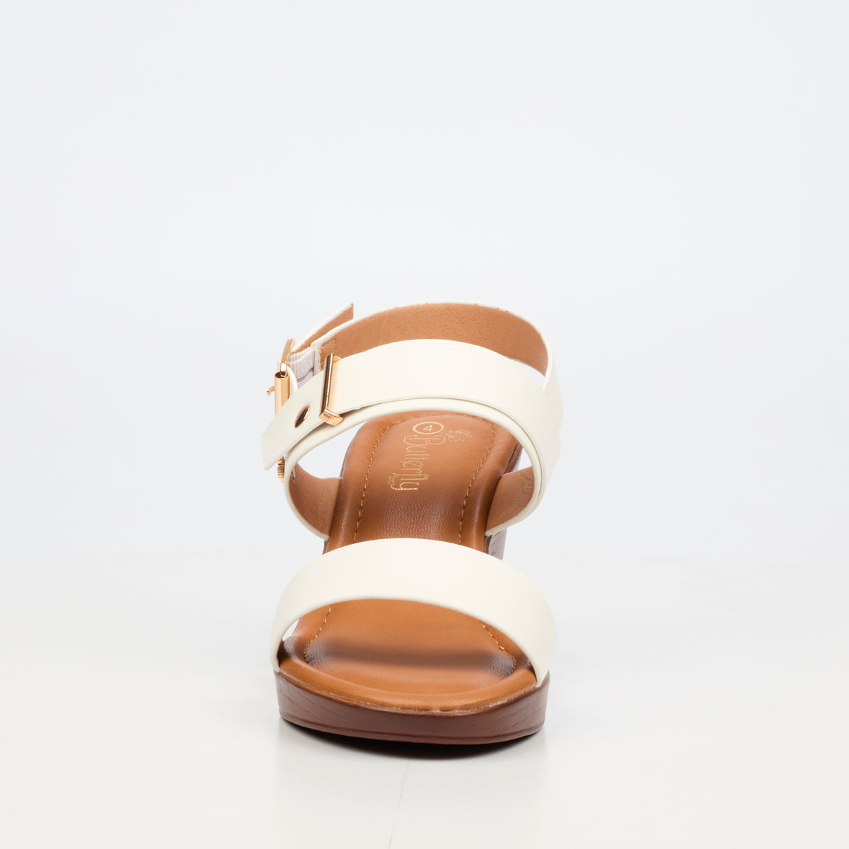 Butterfly Feet Allora 4 High Wedges - White footwear Butterfly Feet