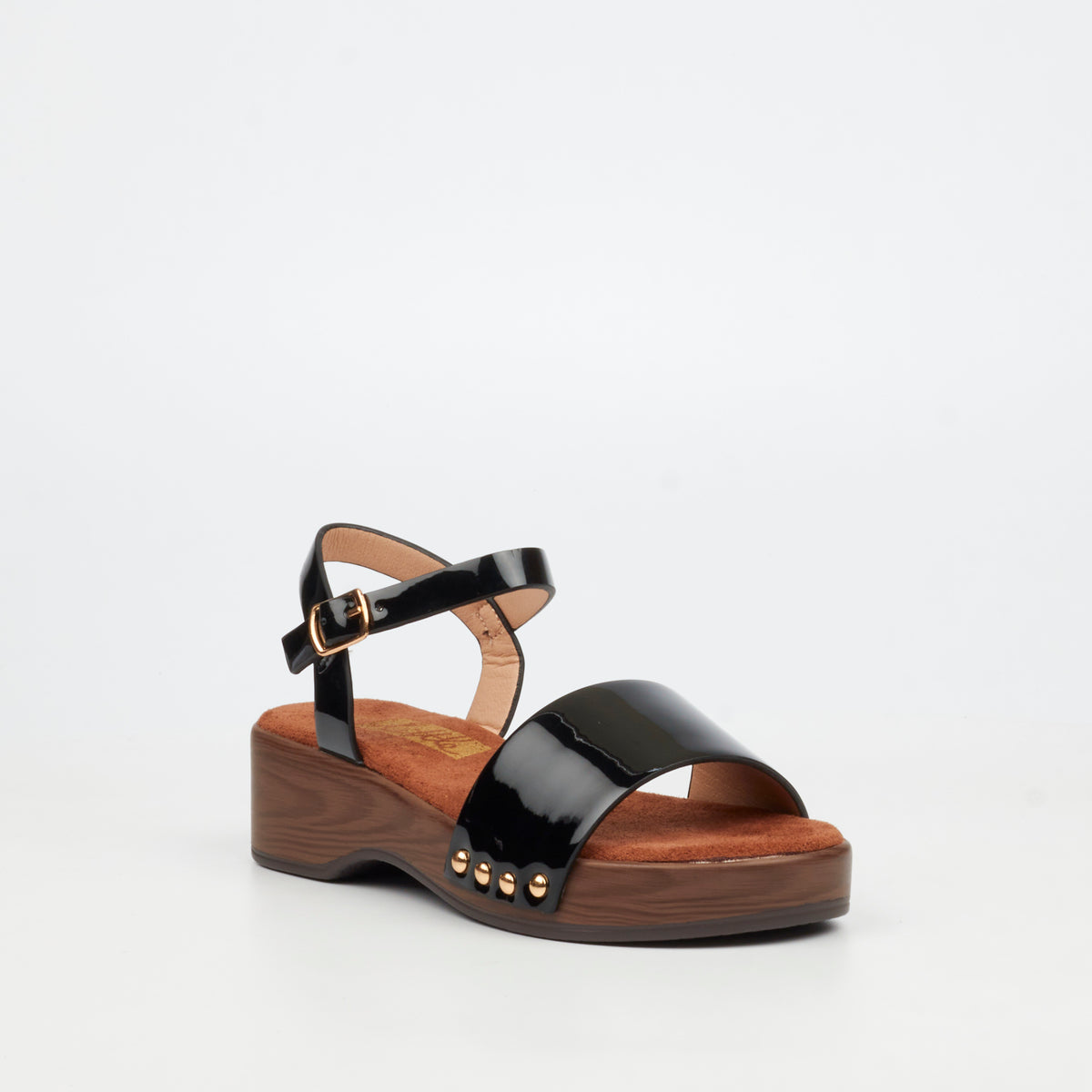 Little Miss Black Amalia 1 Flatform - Black footwear Little Miss Black