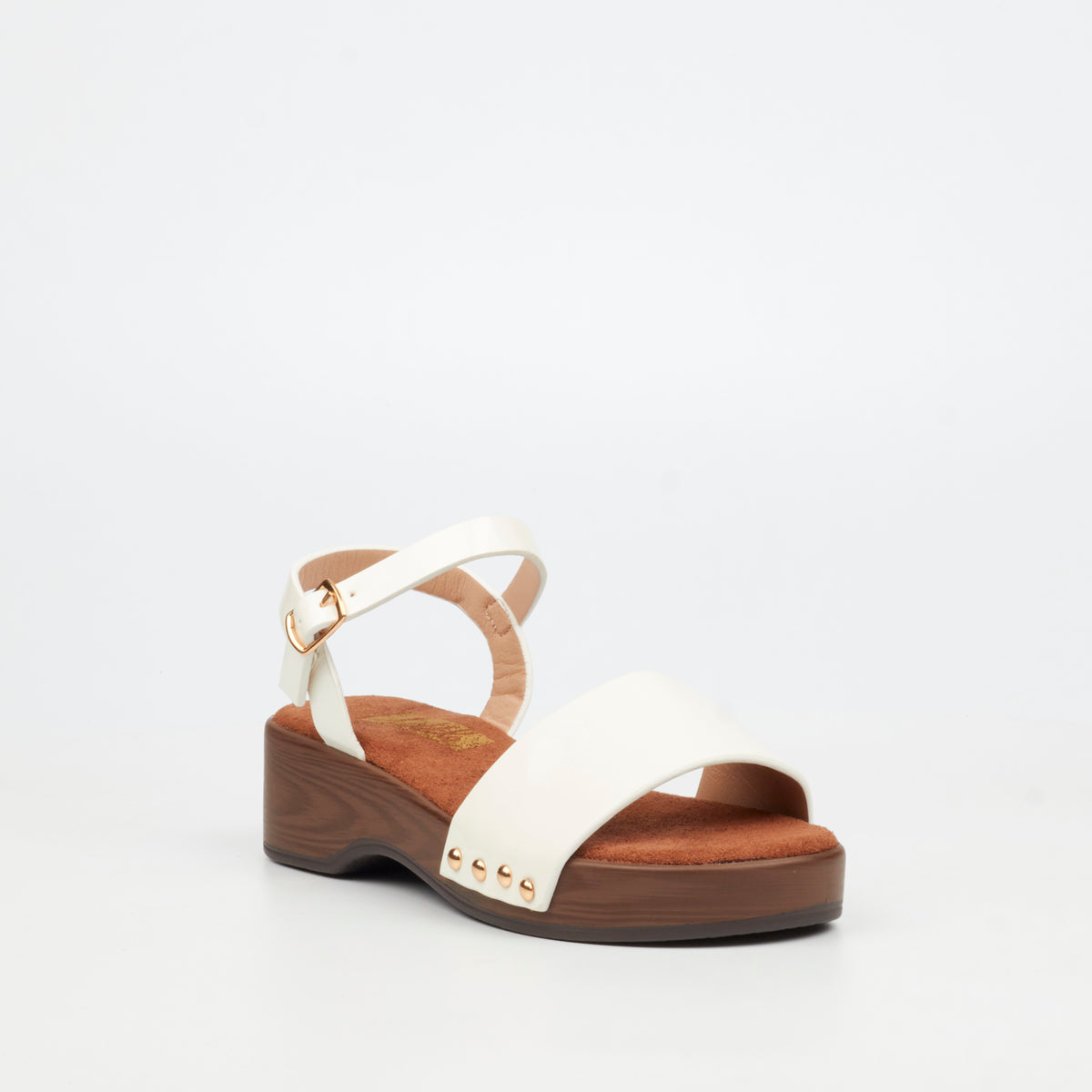 Little Miss Black Amalia 1 Flatform - White footwear Little Miss Black