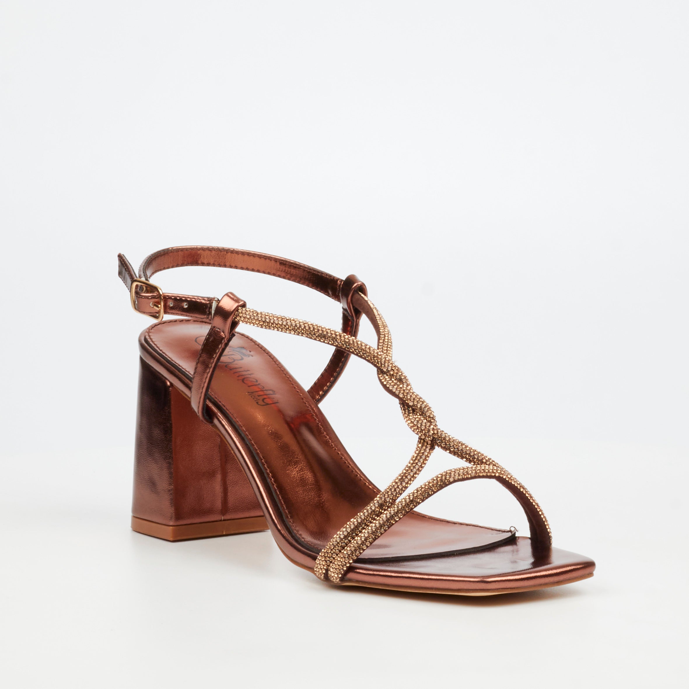Butterfly Feet Amelle 1 Heel - Bronze footwear Butterfly Feet
