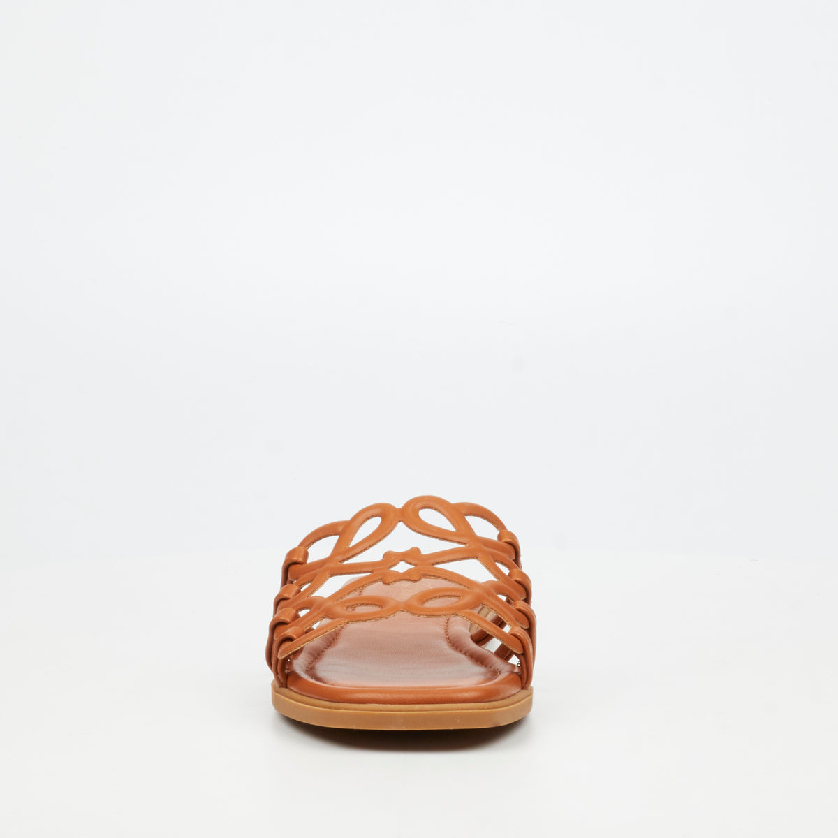 Miss Black Angeline 1 Flat Sandal - Camel footwear Miss Black
