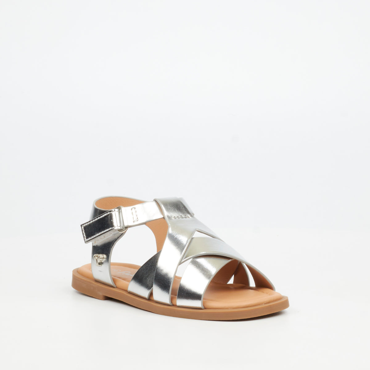 Flutterby Ariel 2 Flat Sandals - Silver (Infants) footwear Flutterby