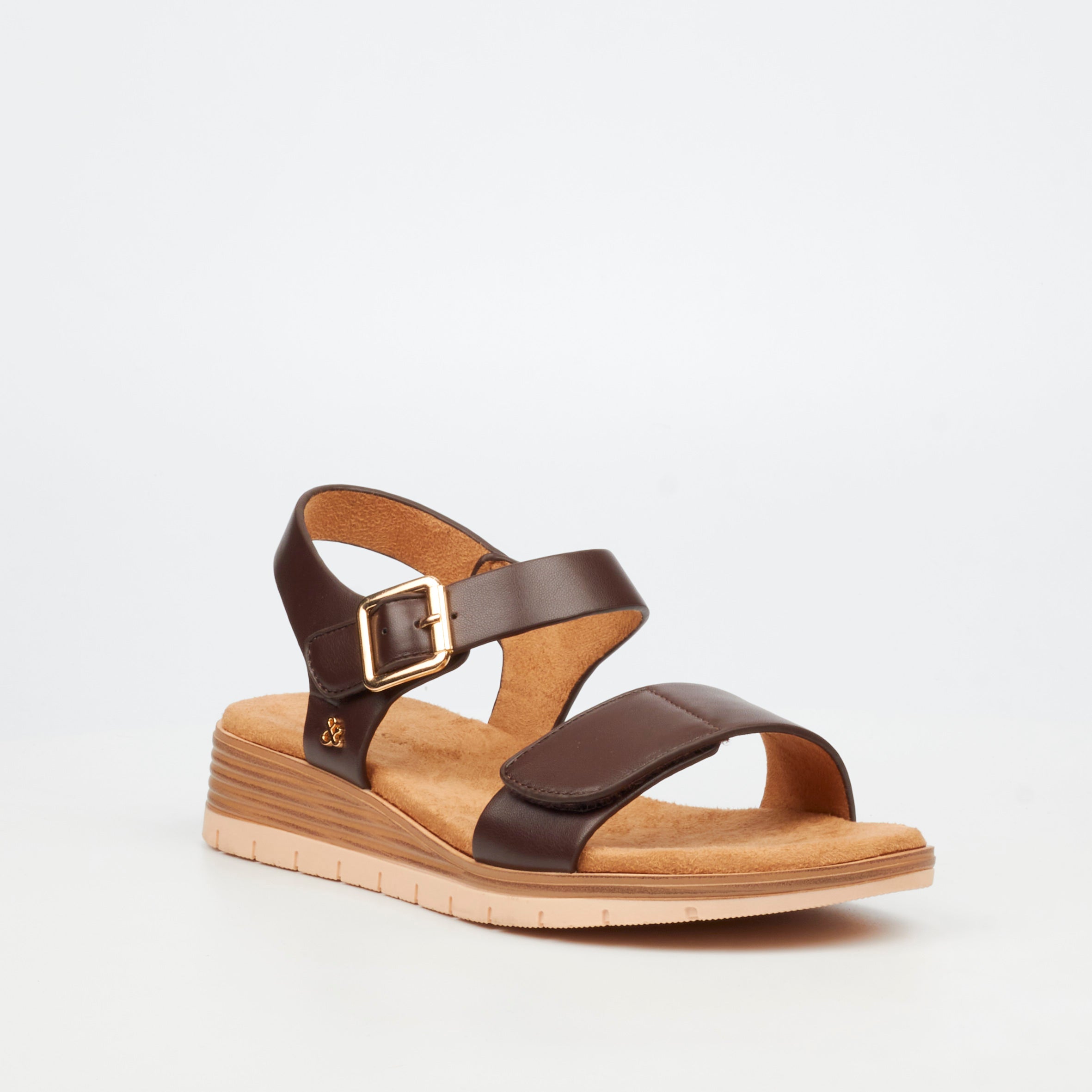 Heart & Sole Astrid 1 Sandal - Chocolate footwear Heart & Sole