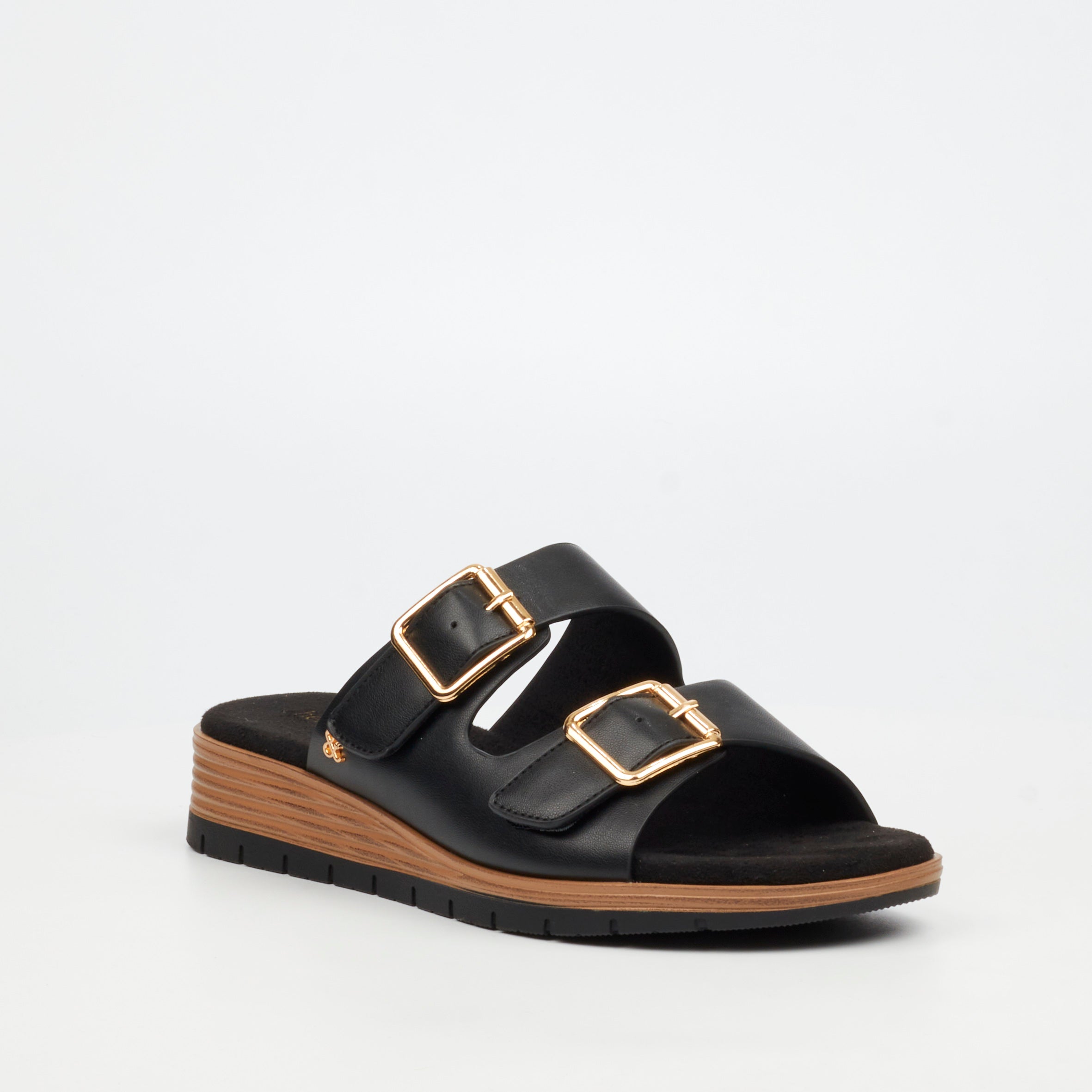 Heart & Sole Astrid 2 Sandal - Black footwear Heart & Sole