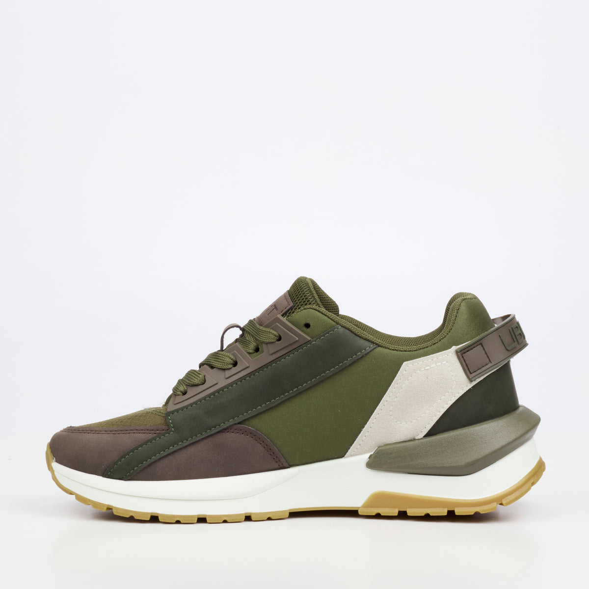 Urbanart Athene 3 Faux Nubuck Sneaker - Olive footwear UBRT