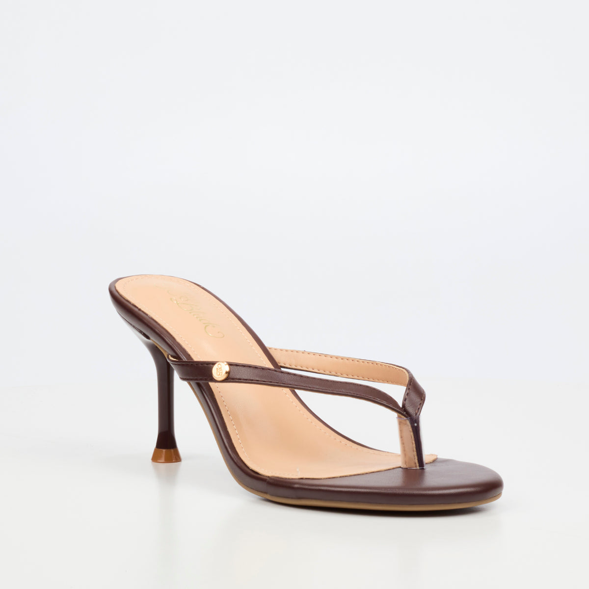 Miss Black Aurelia 4 High Heel - Chocolate footwear Miss Black
