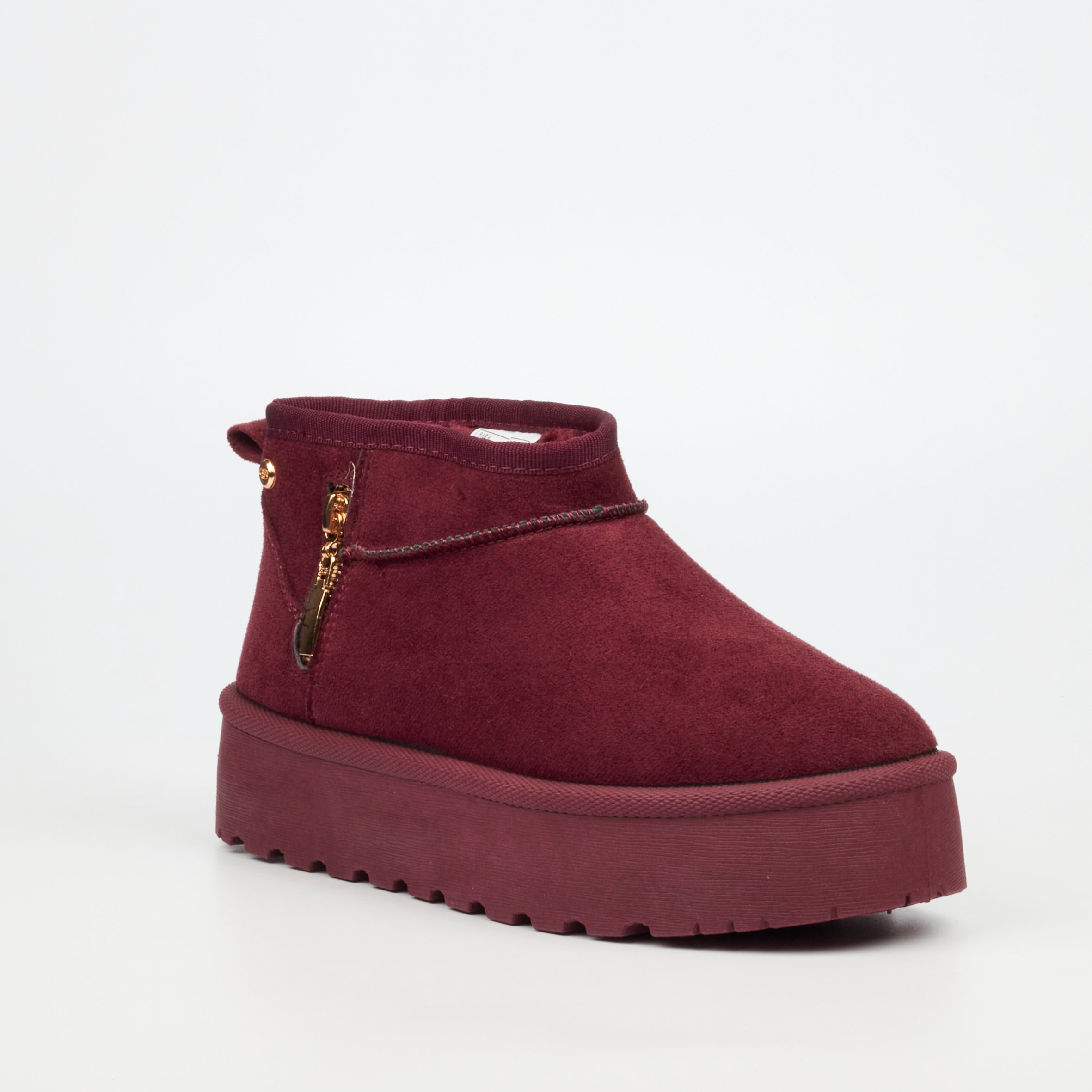 Miss Black Bae 9 Ankle Boot - Plum footwear Miss Black