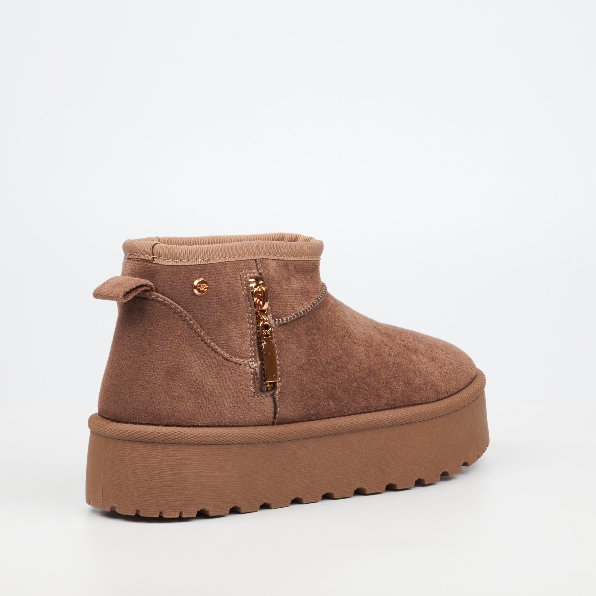 Miss Black Bae 9 Ankle Boot - Taupe footwear Miss Black