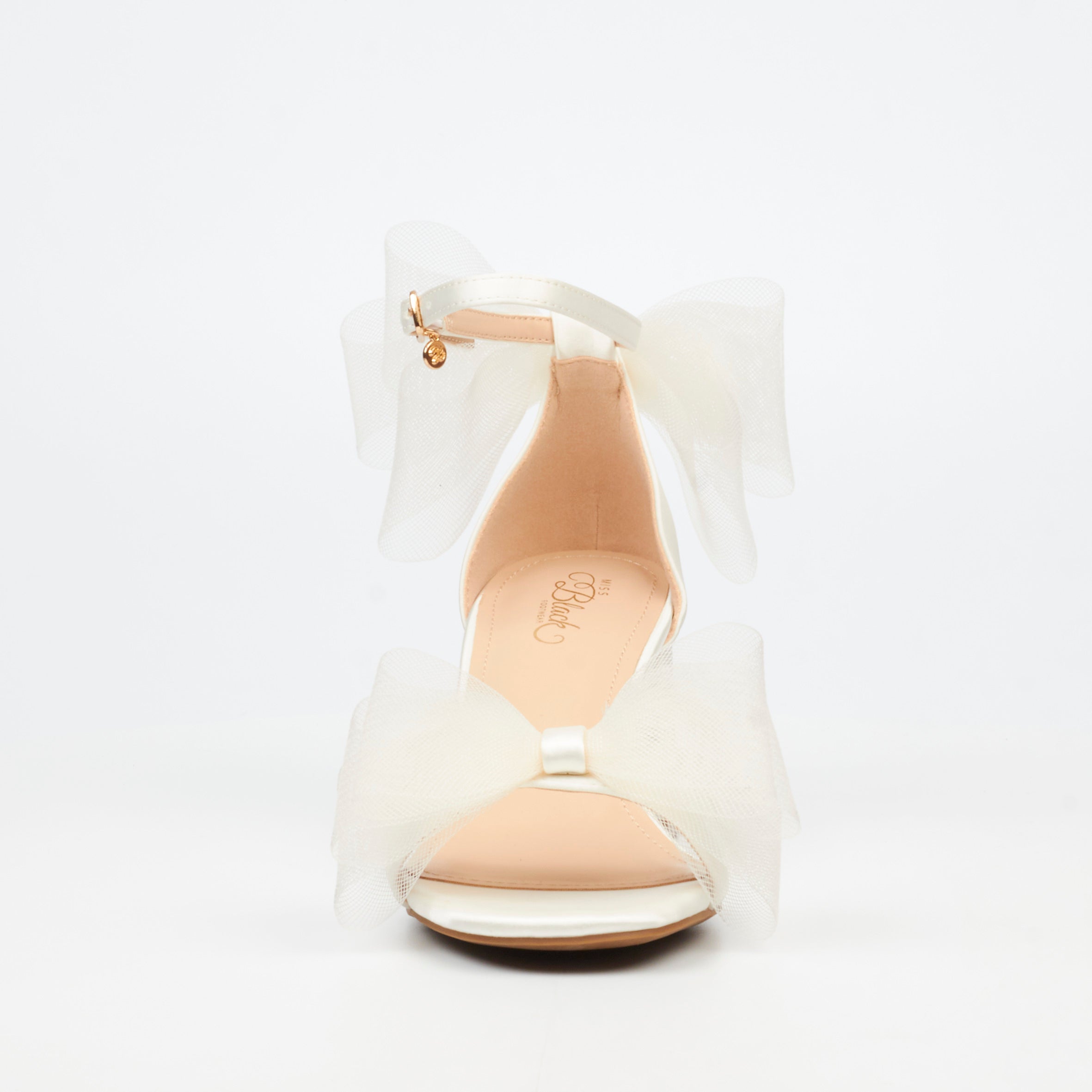 Miss Black Bardot 5 Heel - White footwear Miss Black
