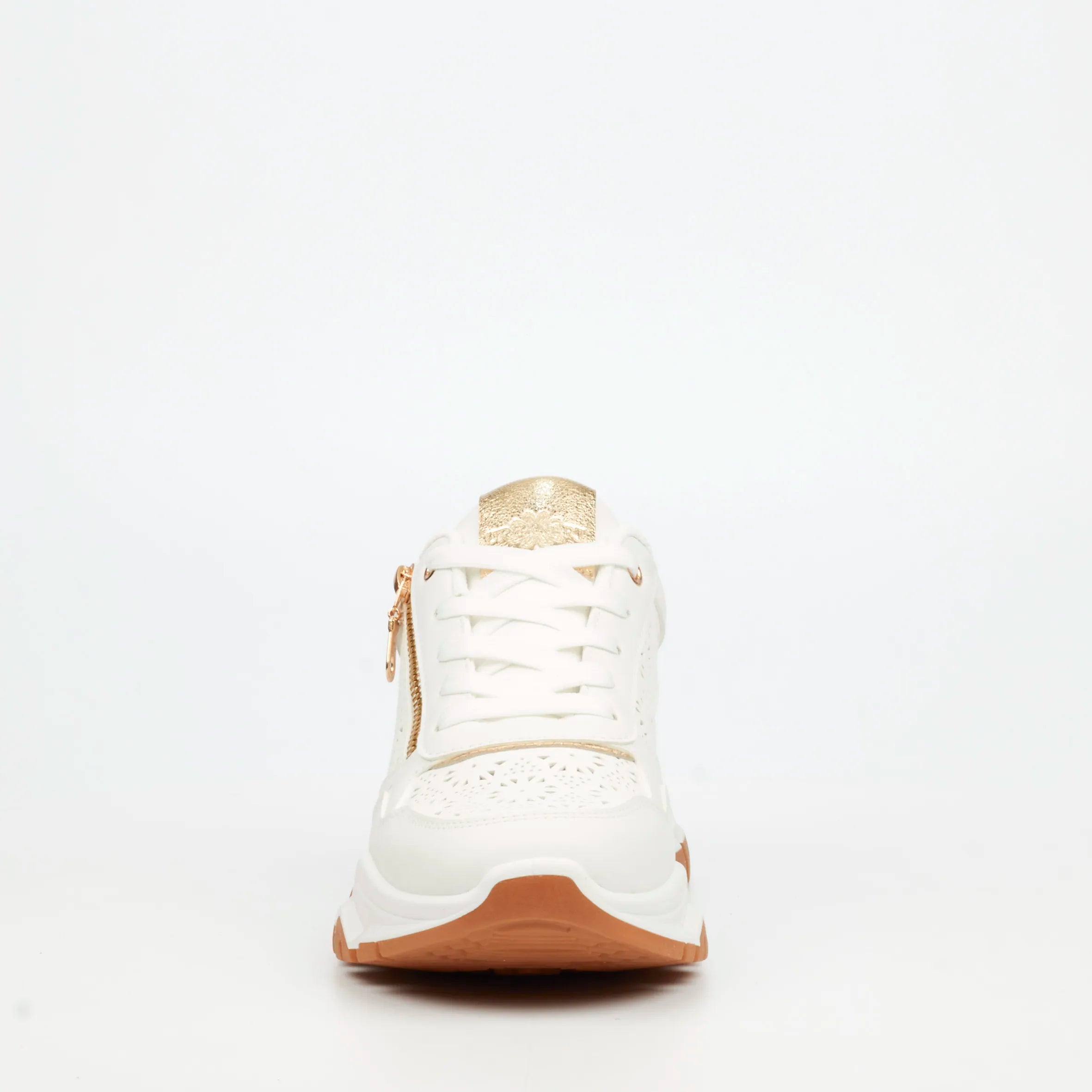 Urbanart Britney 7 Faux Leather Sneaker - White (Ladies) footwear UBRT
