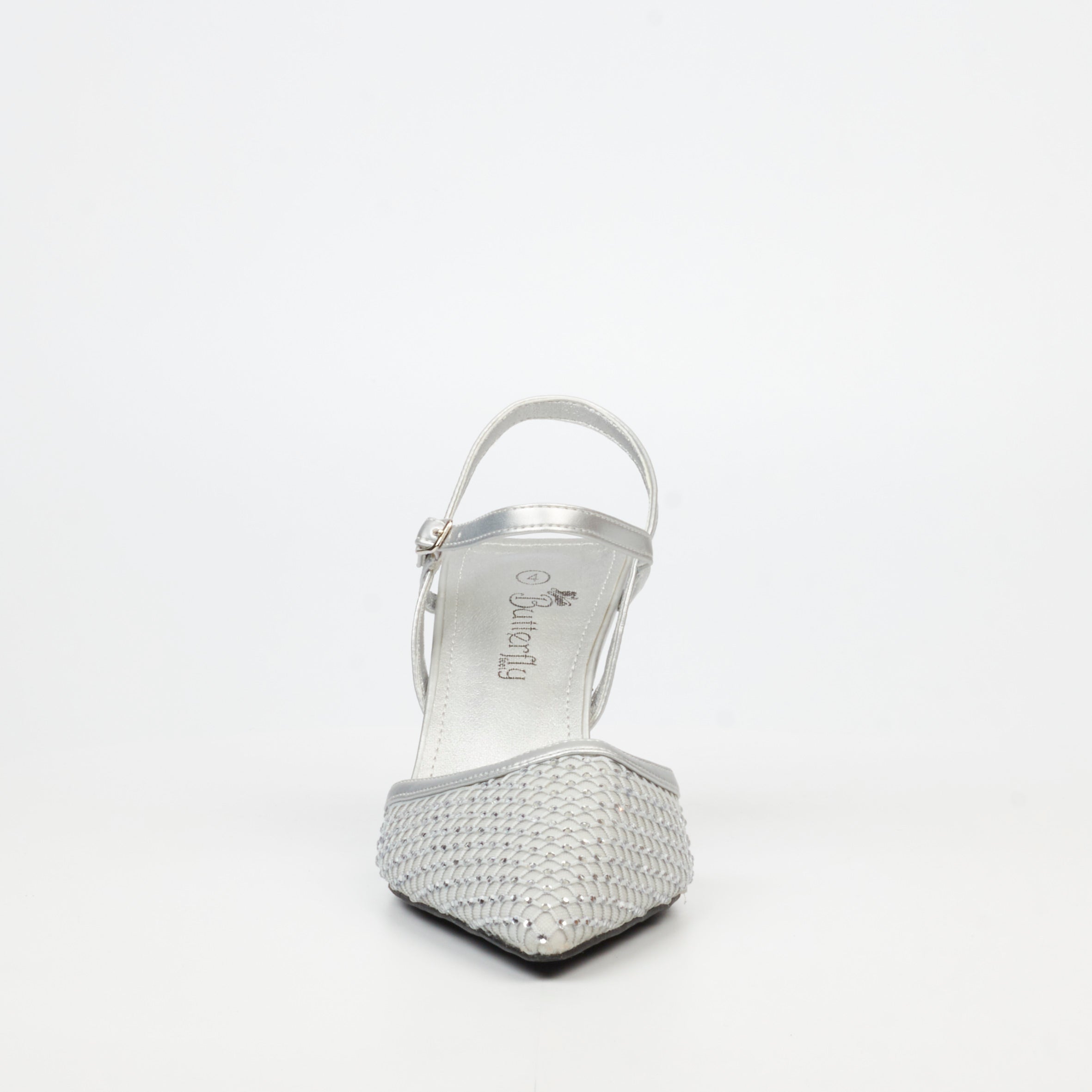 Butterfly Feet Catrina 1 Heel - Silver footwear Butterfly Feet