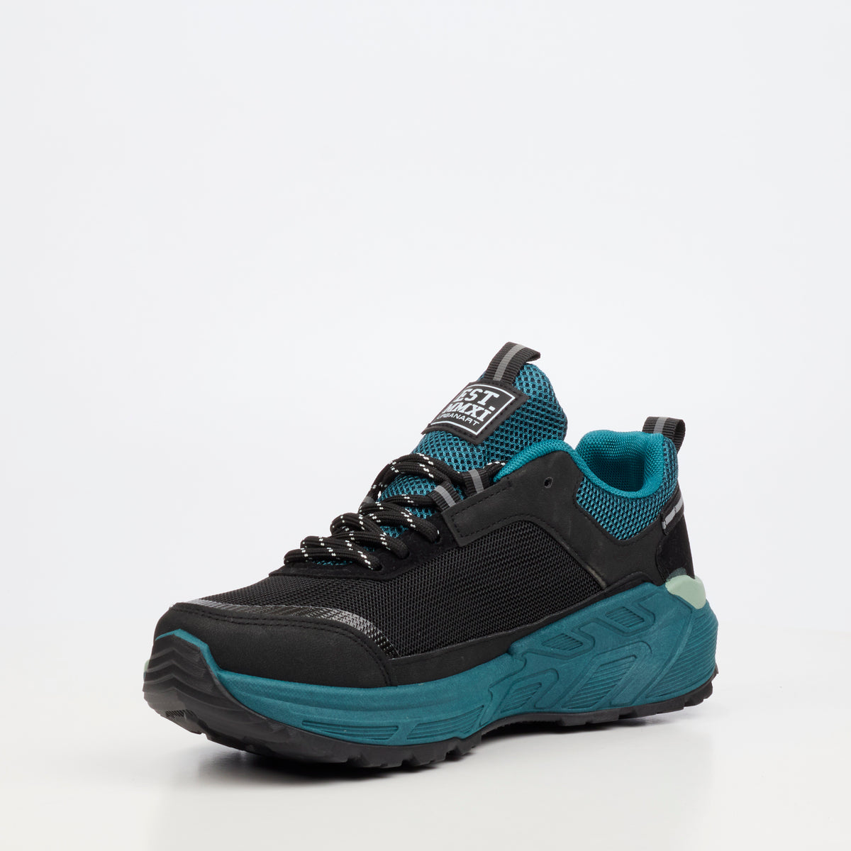 Urbanart Cessna 2 Nylon / Faux Wax Sneaker - Black footwear Urbanart