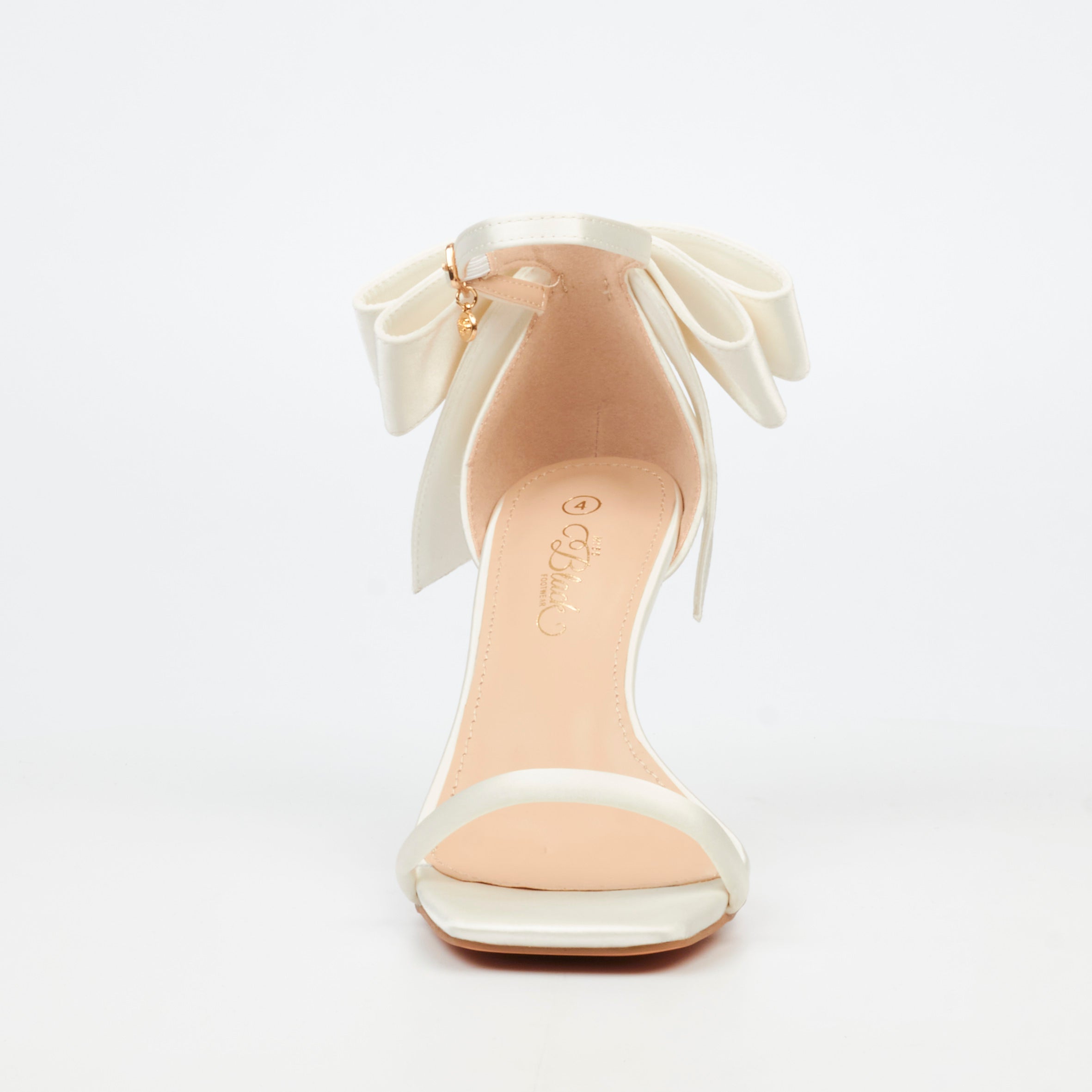 Miss Black Chanel 1 Heel - White footwear Miss Black