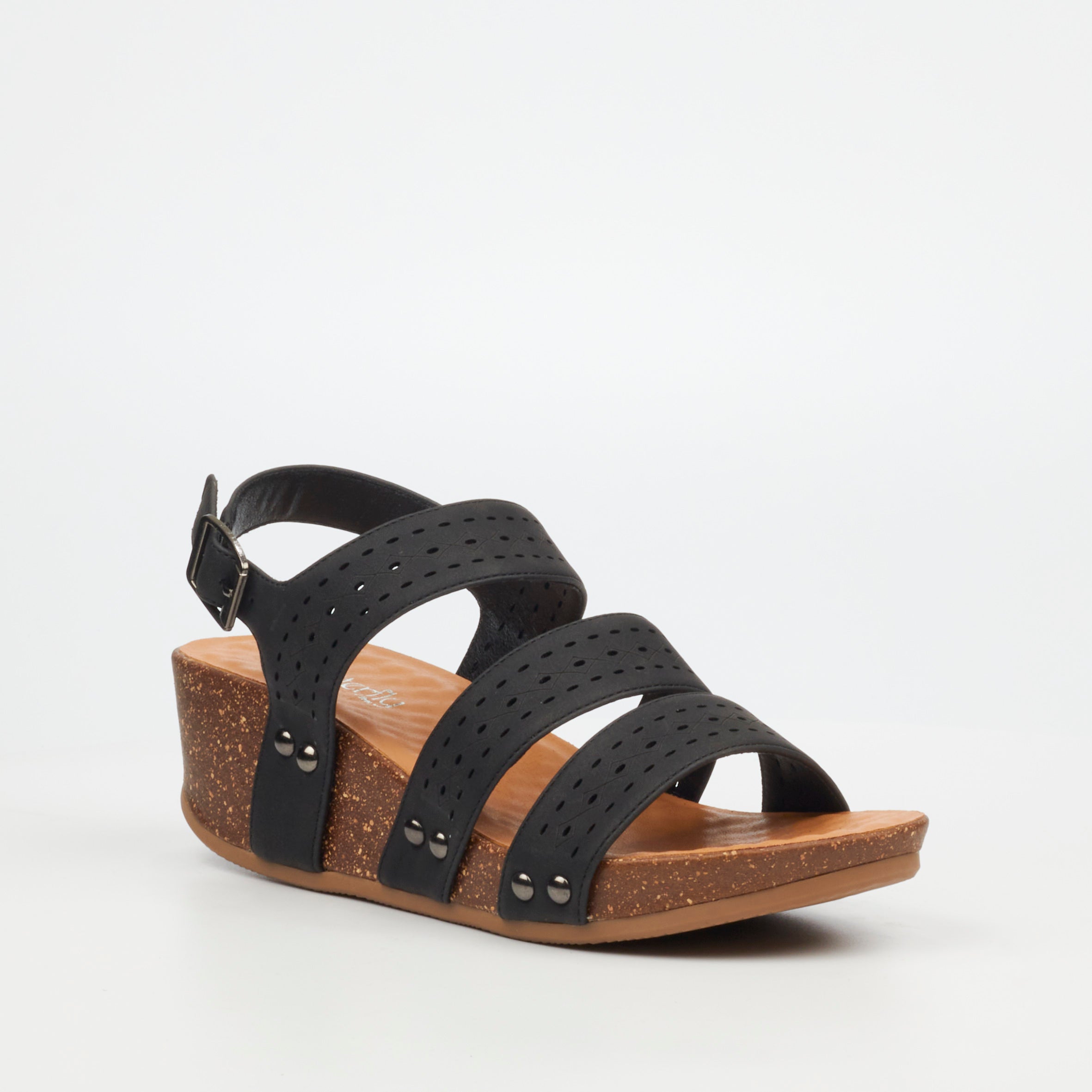 Butterfly Feet Cheyan 2 Wedge - Black footwear Butterfly Feet