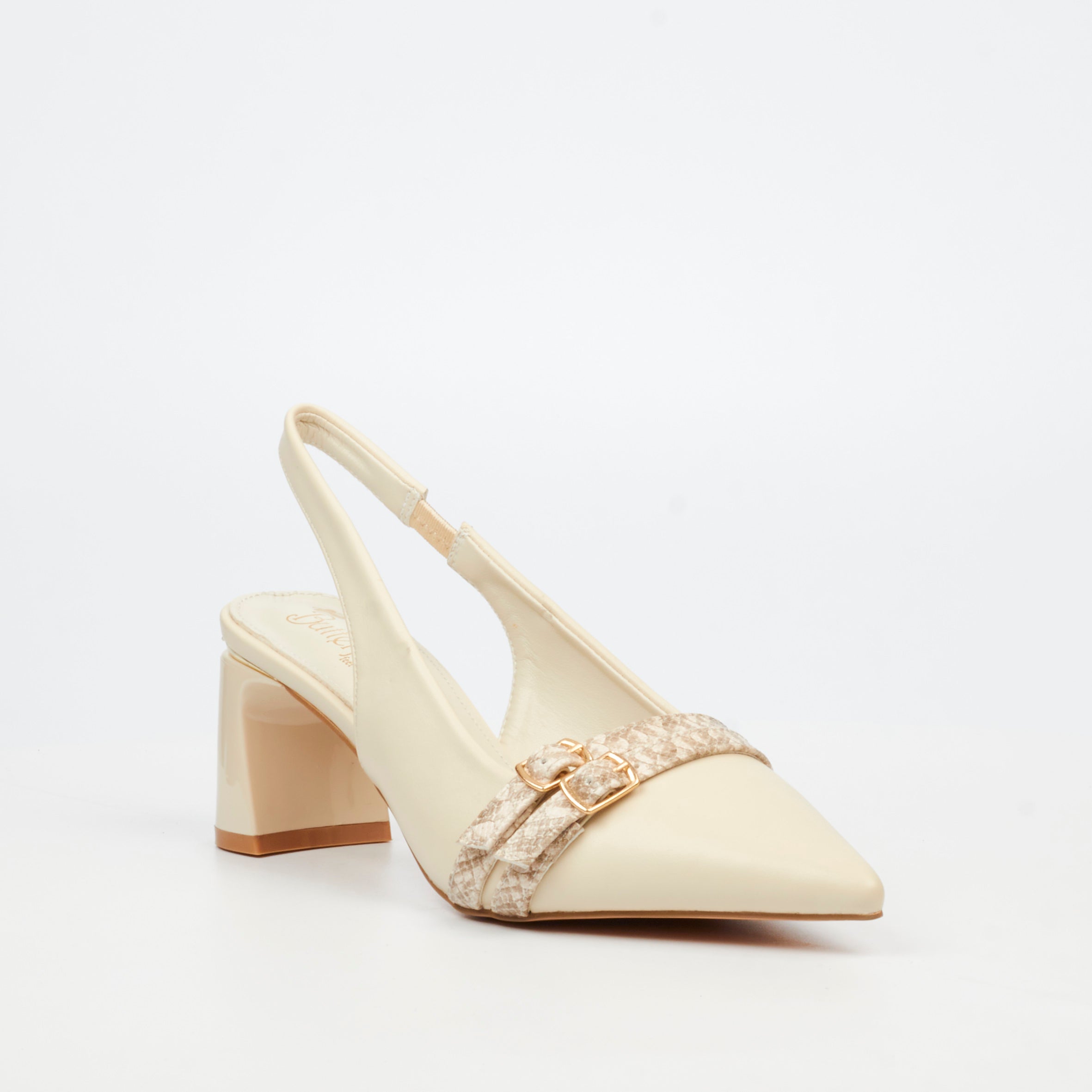 Butterfly Feet Chrystie 1 Heel - Beige footwear Butterfly Feet
