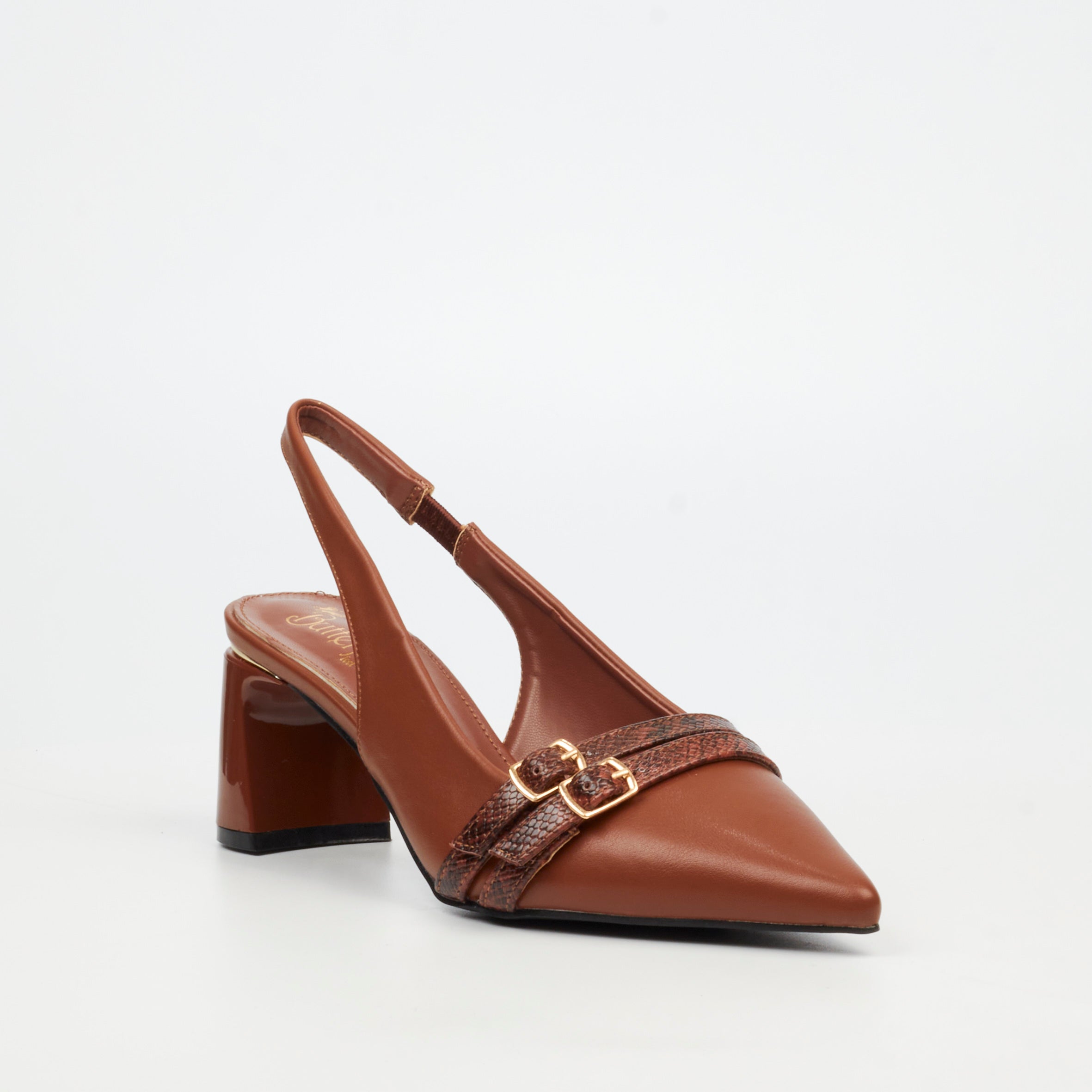 Butterfly Feet Chrystie 1 Heel - Chocolate footwear Butterfly Feet