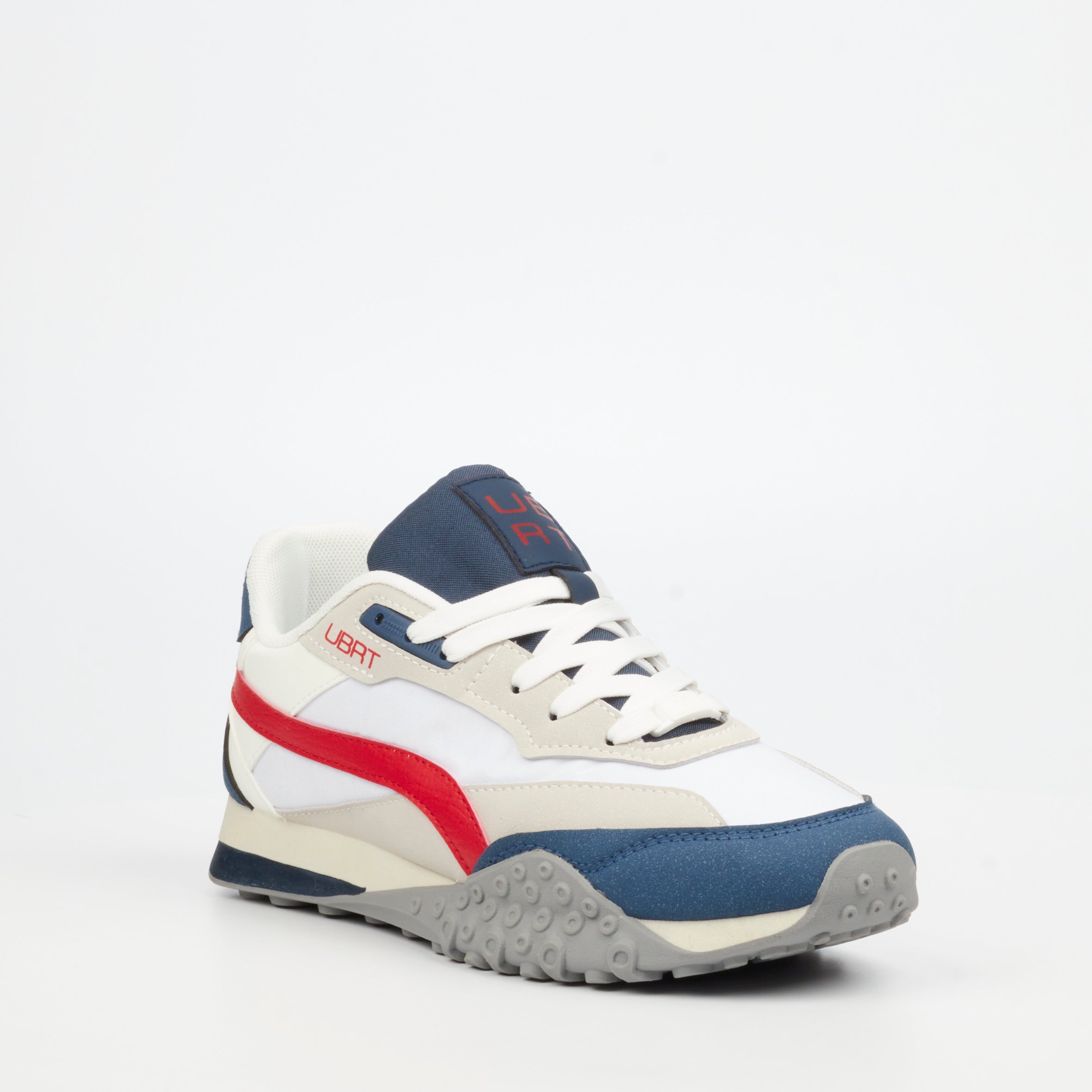 Urbanart Cloud 1 Faux Nubuck / Lycra Sneaker - White footwear UBRT