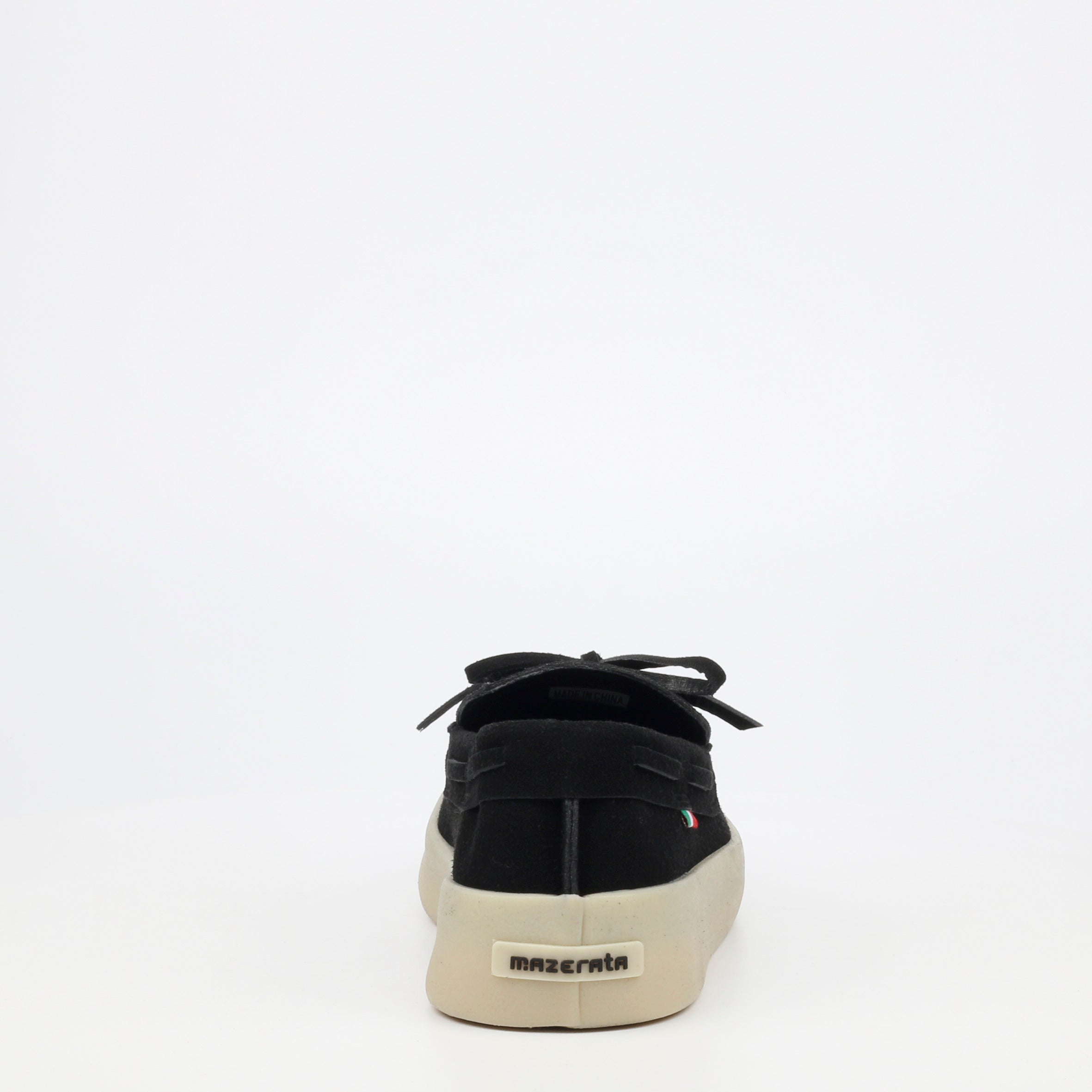Mazerata Comando 4 Faux Suede Shoe - Black footwear Mazerata