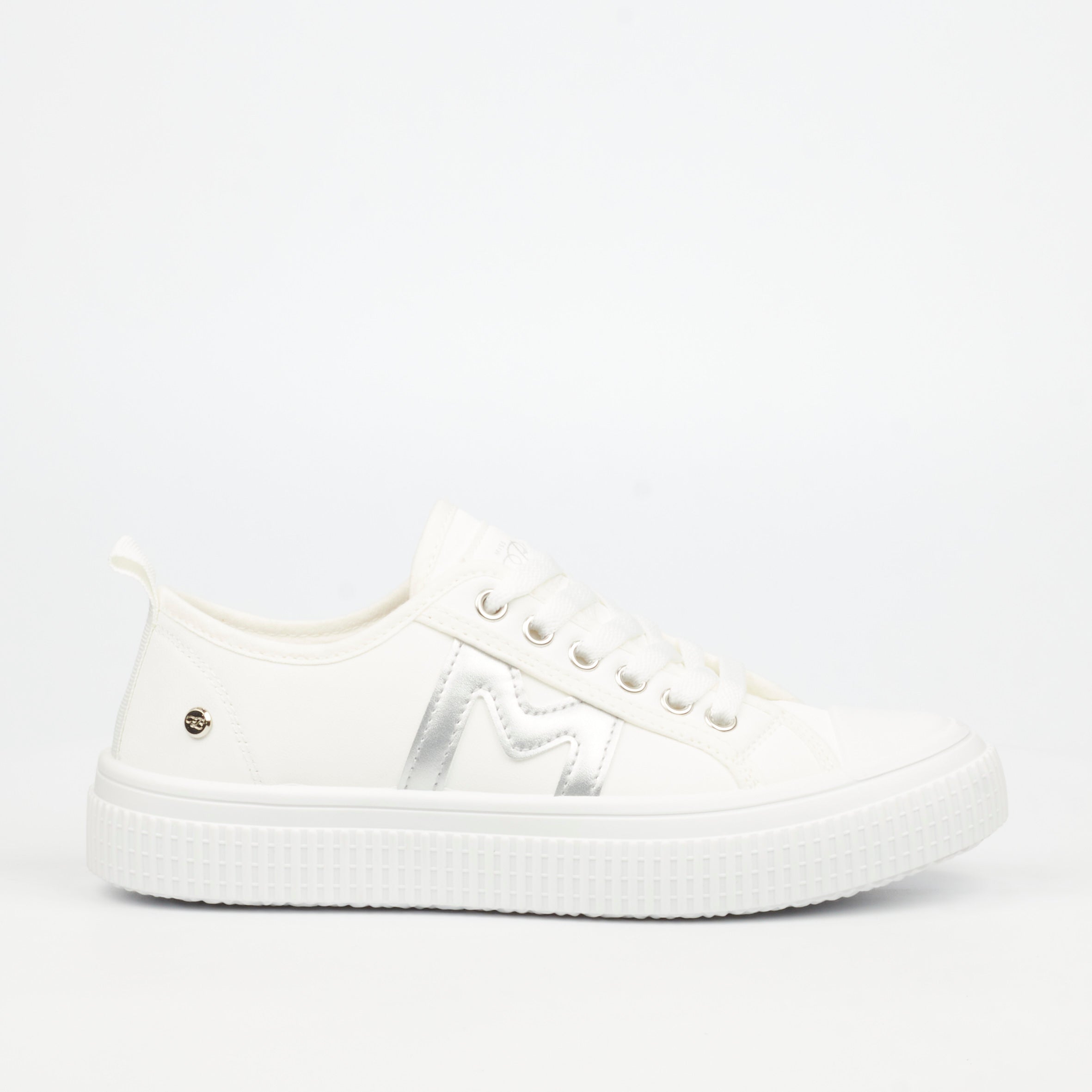 Miss Black Cortado 1 Sneaker - White footwear Miss Black