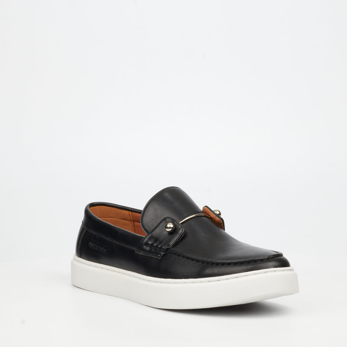 Mazerata Craig 2 Faux Wax Shoe - Black footwear Mazerata