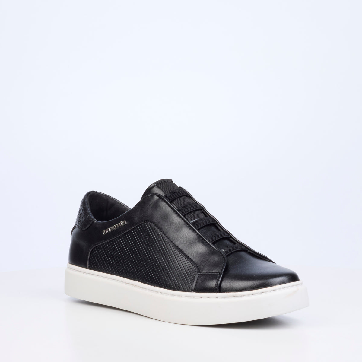 Mazerata Craig 3 Faux Wax Shoe - Black footwear Mazerata