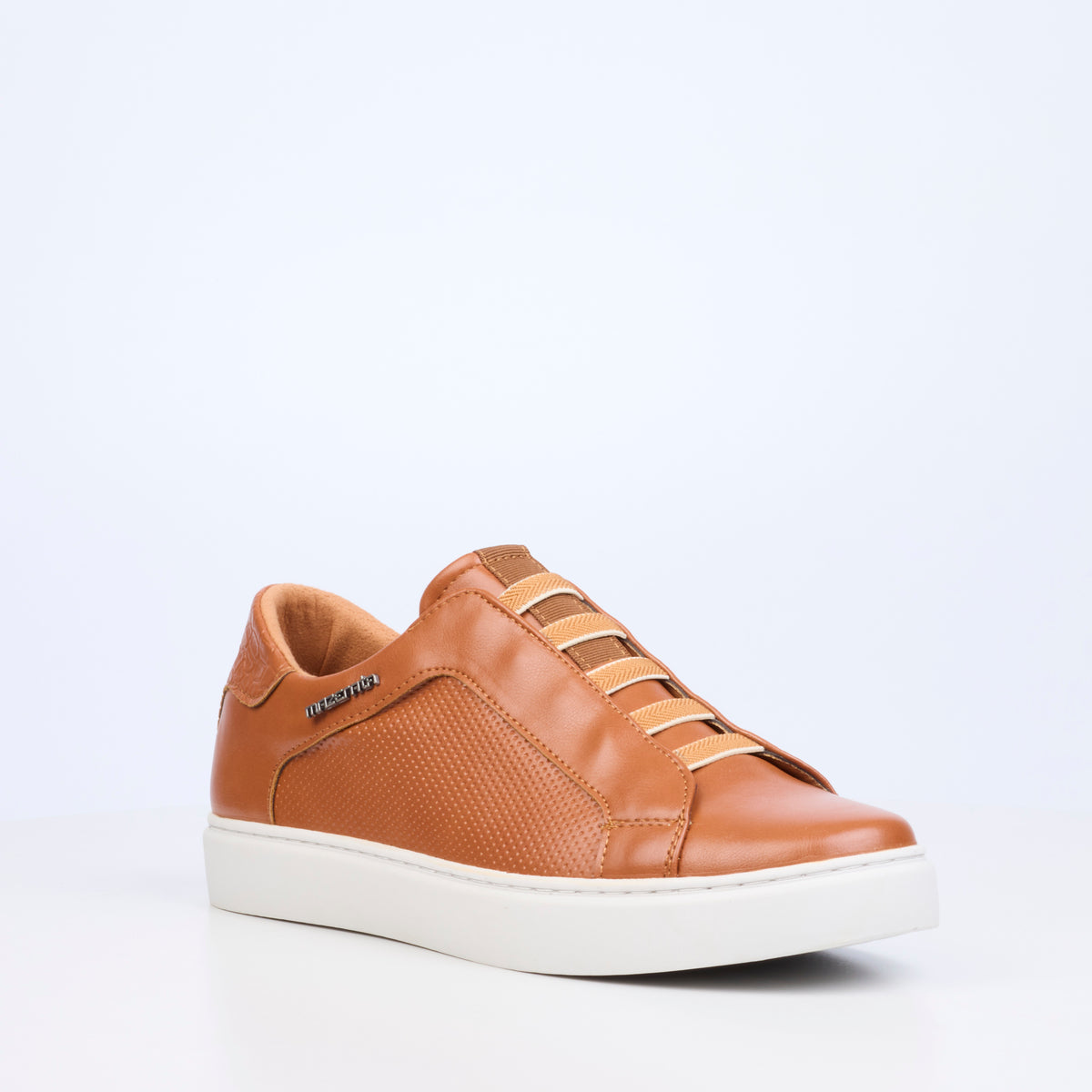 Mazerata Craig 3 Faux Wax Shoe - Tan footwear Mazerata