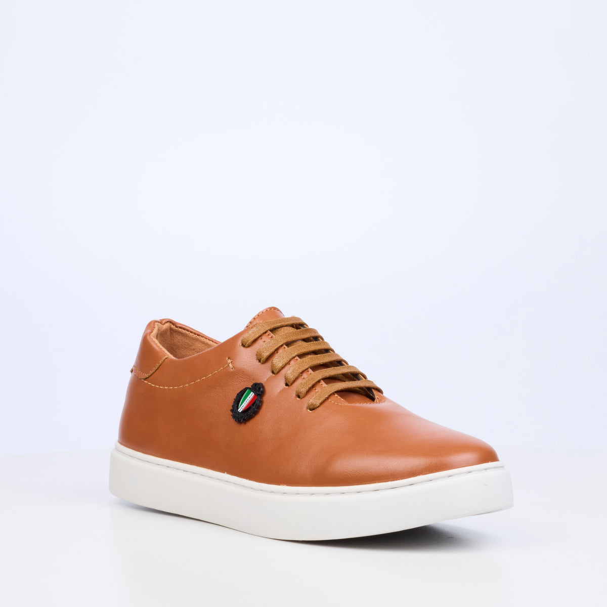 Mazerata Craig 4 Faux Wax Shoe - Tan footwear Mazerata