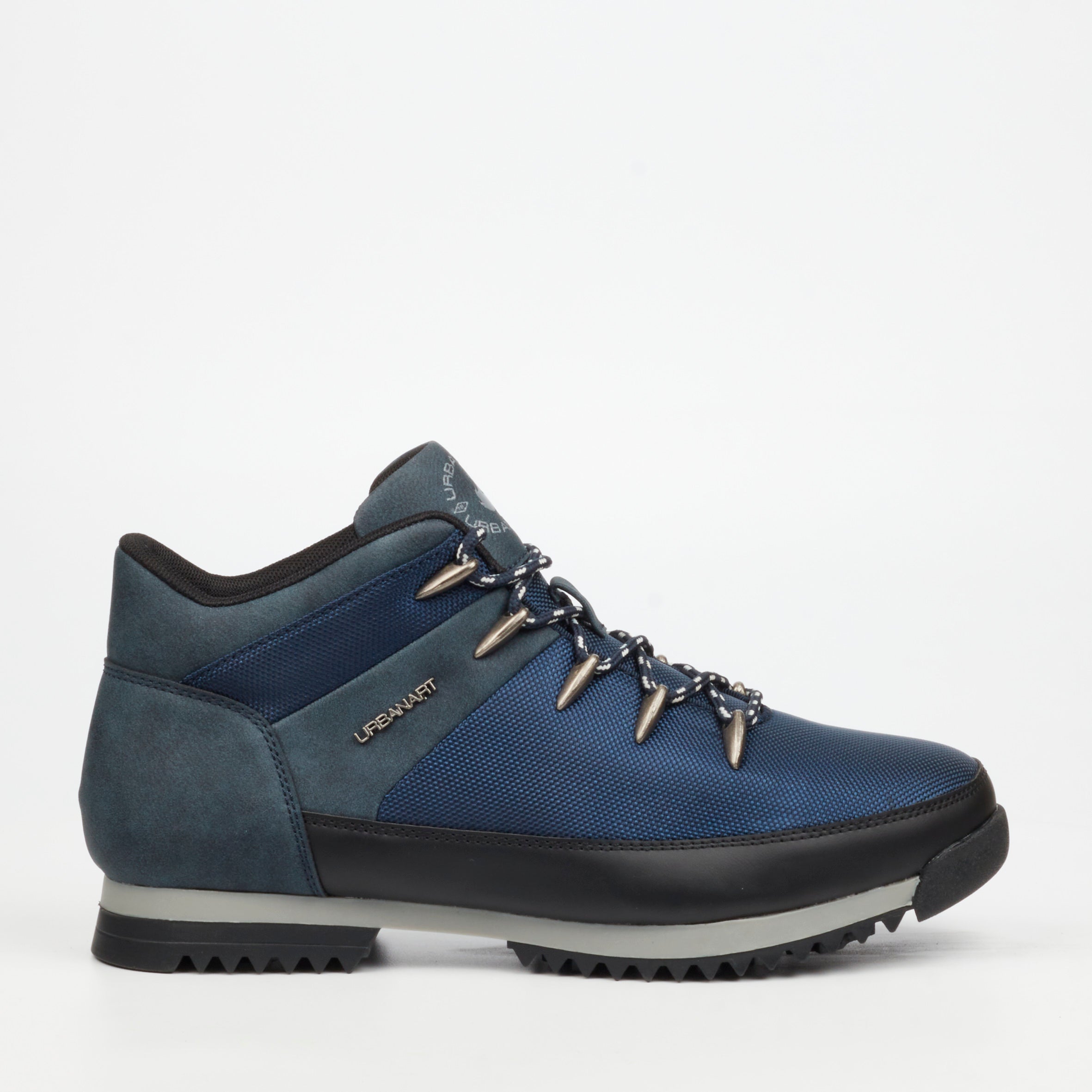 Urbanart Crocco 32 Nylon / Faux Nubuck Ankle Boots - Navy footwear Urbanart