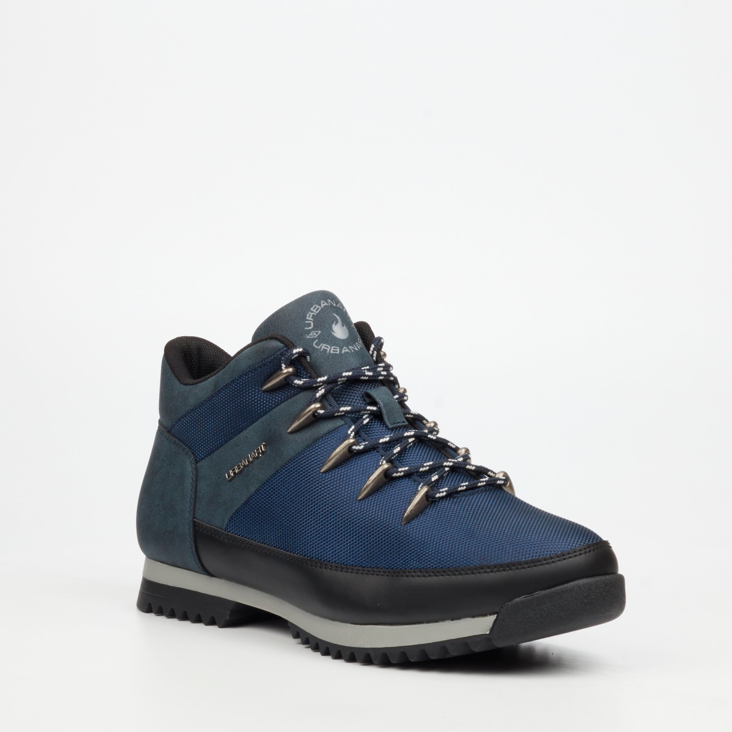 Urbanart Crocco 32 Nylon / Faux Nubuck Ankle Boots - Navy footwear Urbanart