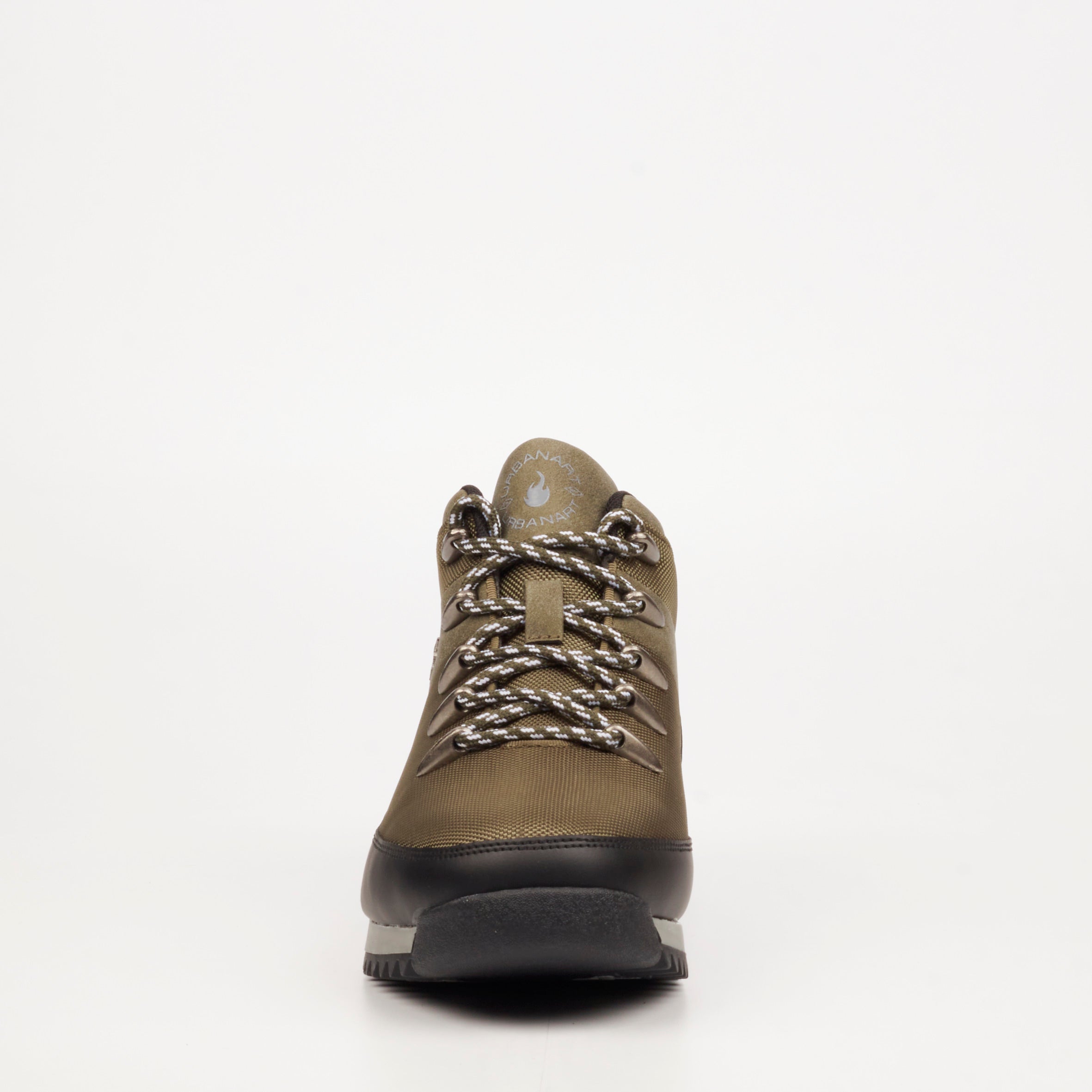 Urbanart Crocco 32 Nylon / Faux Nubuck Ankle Boots - Olive footwear Urbanart