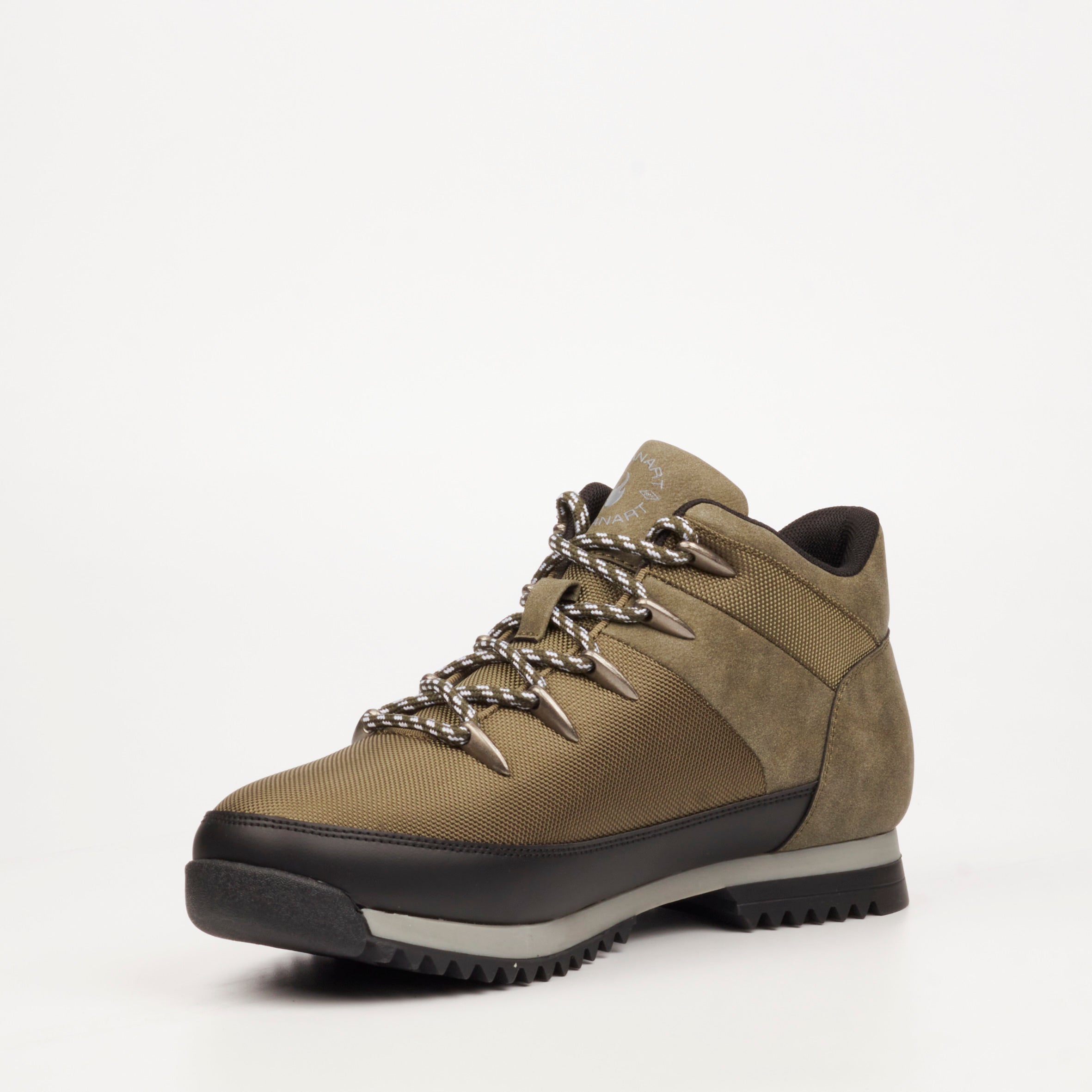 Urbanart Crocco 32 Nylon / Faux Nubuck Ankle Boots - Olive footwear Urbanart