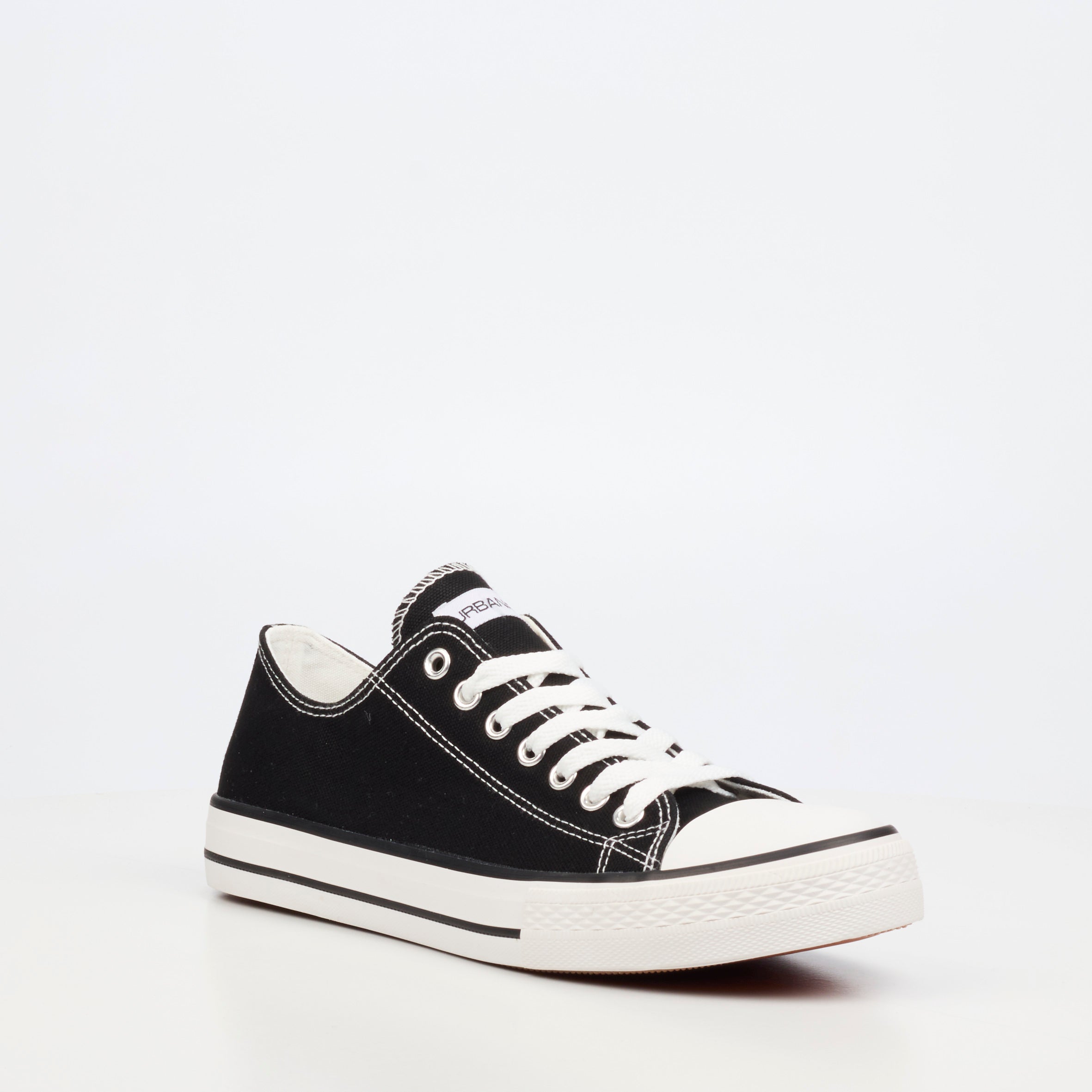 Urbanart Dare 6 Canvas Sneaker - Black(ladies) footwear UBRT