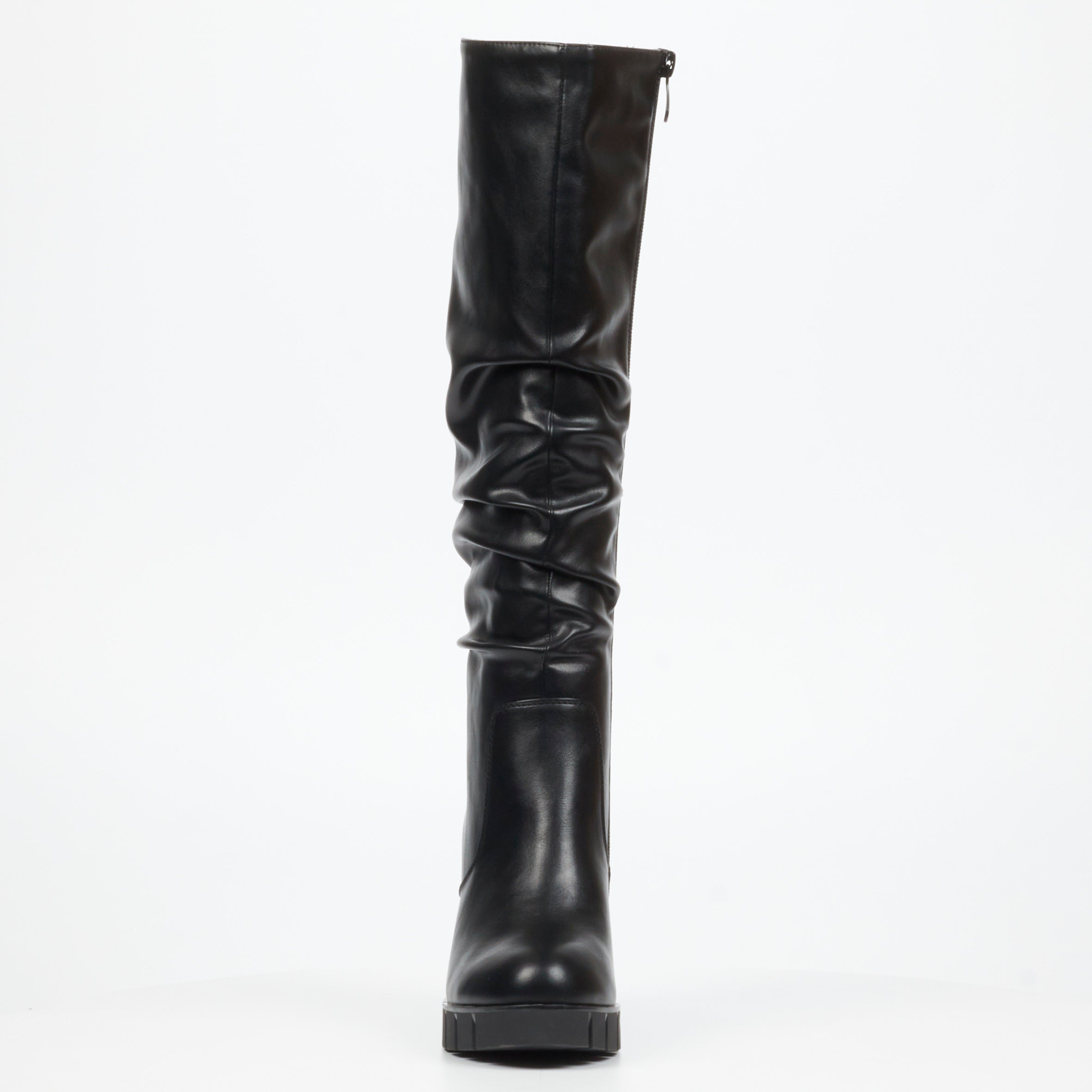Miss Black Darling 12 High Boot - Black footwear Miss Black