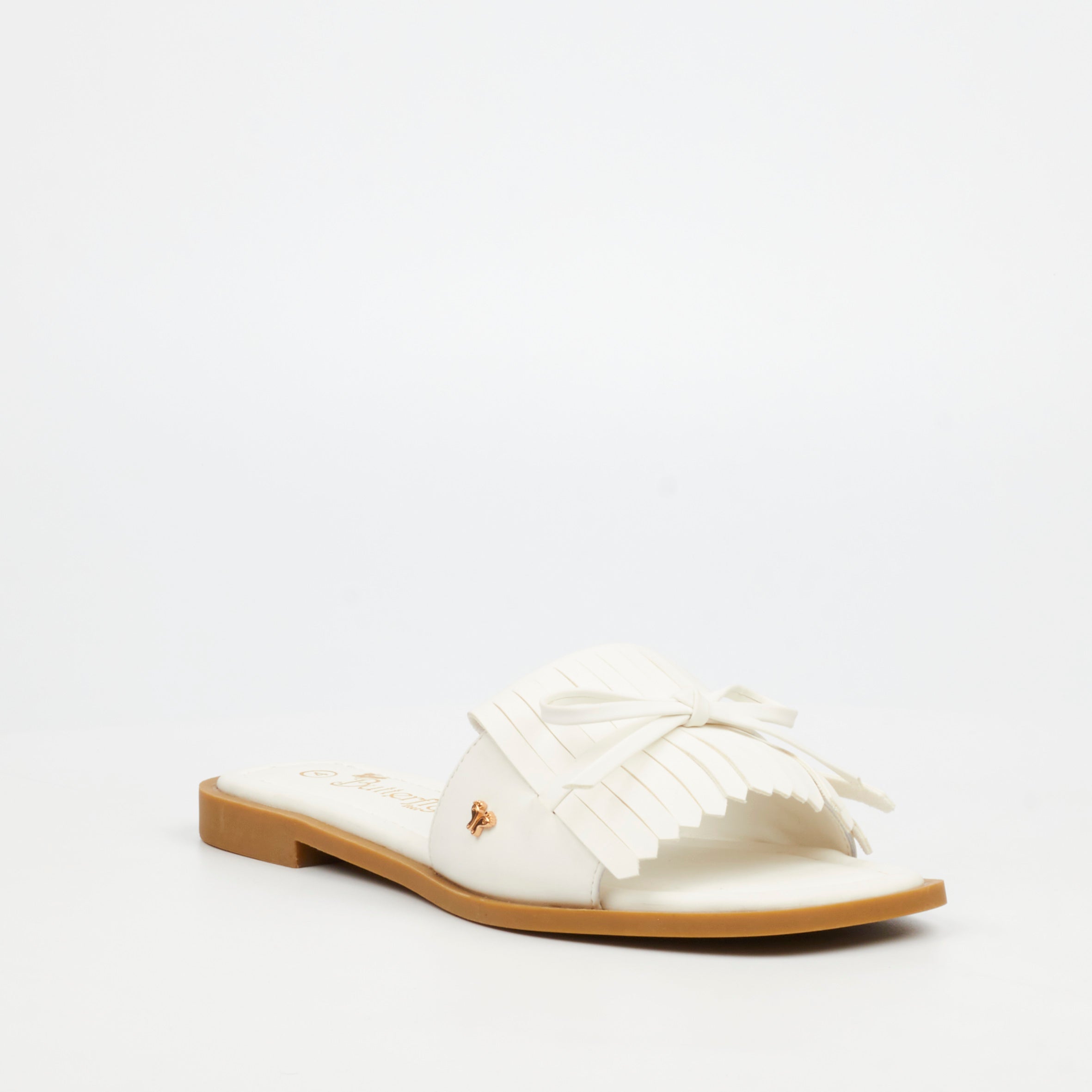 Butterfly Feet Dorey 8 Sandal - White footwear Butterfly Feet