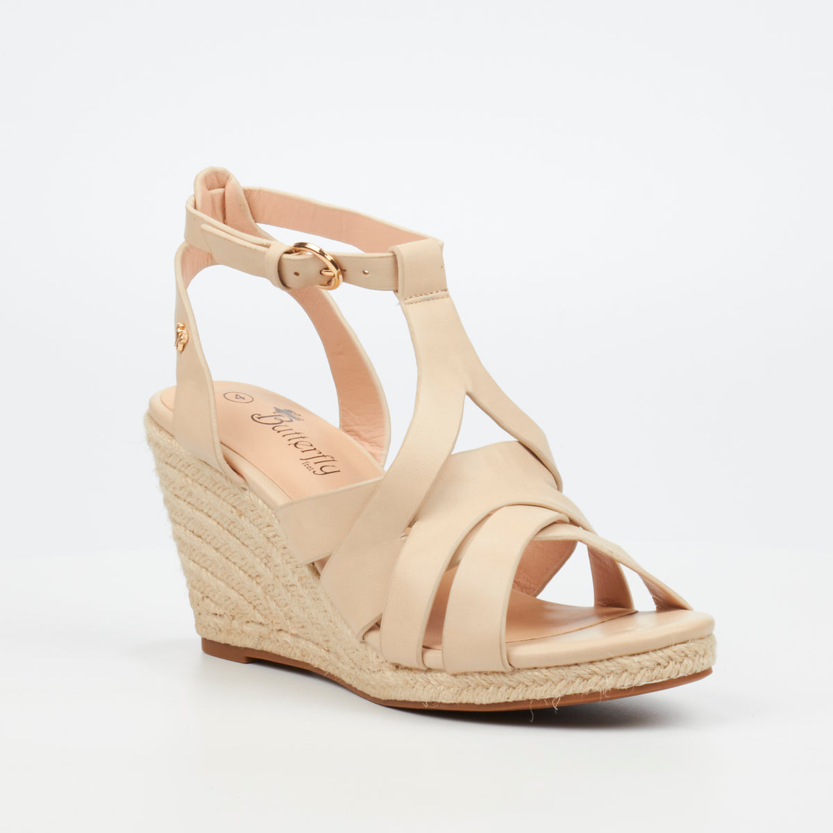 Butterfly Feet Drayco 15 Wedge - Beige