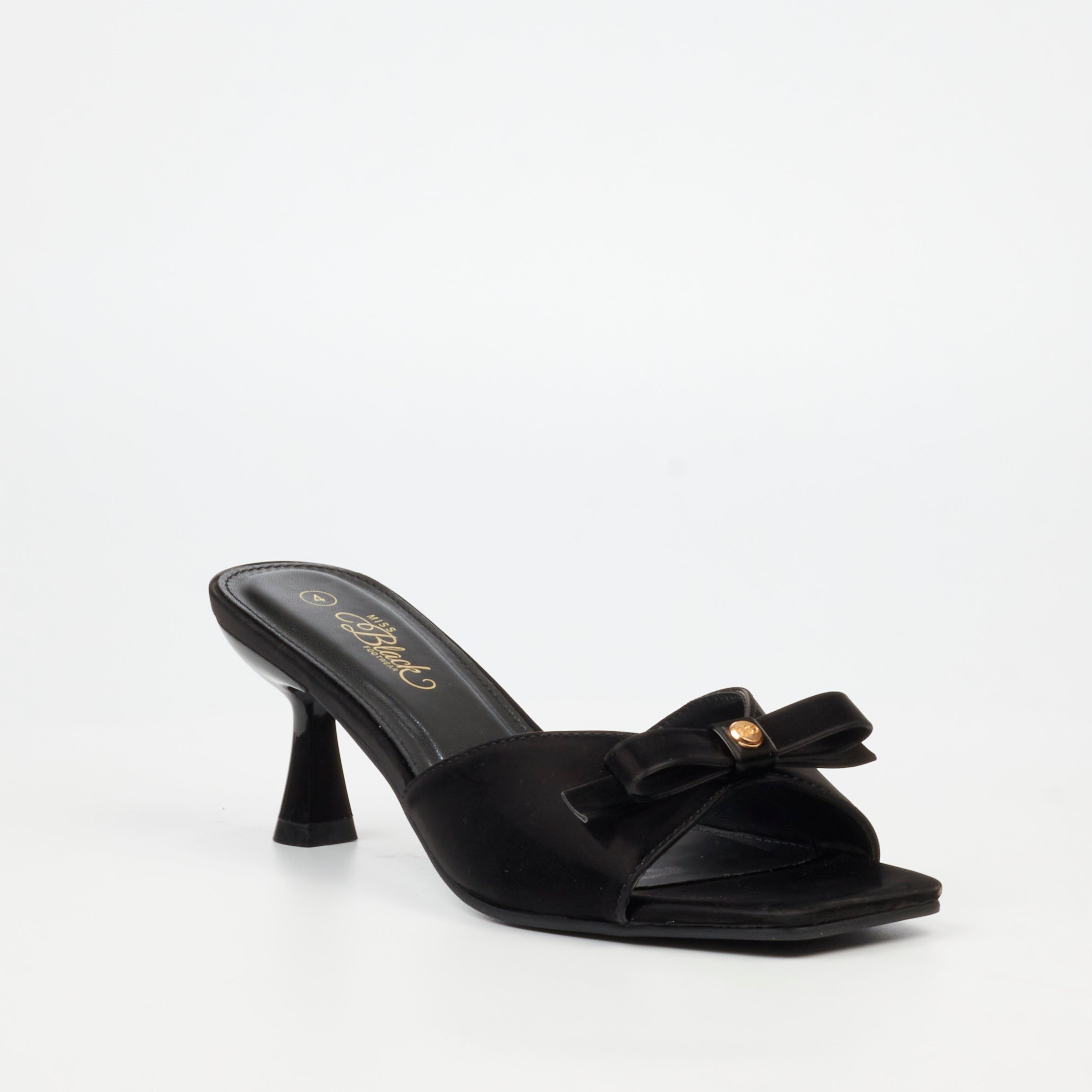 MIss Black Eldora 1 Heel - Black footwear Miss Black