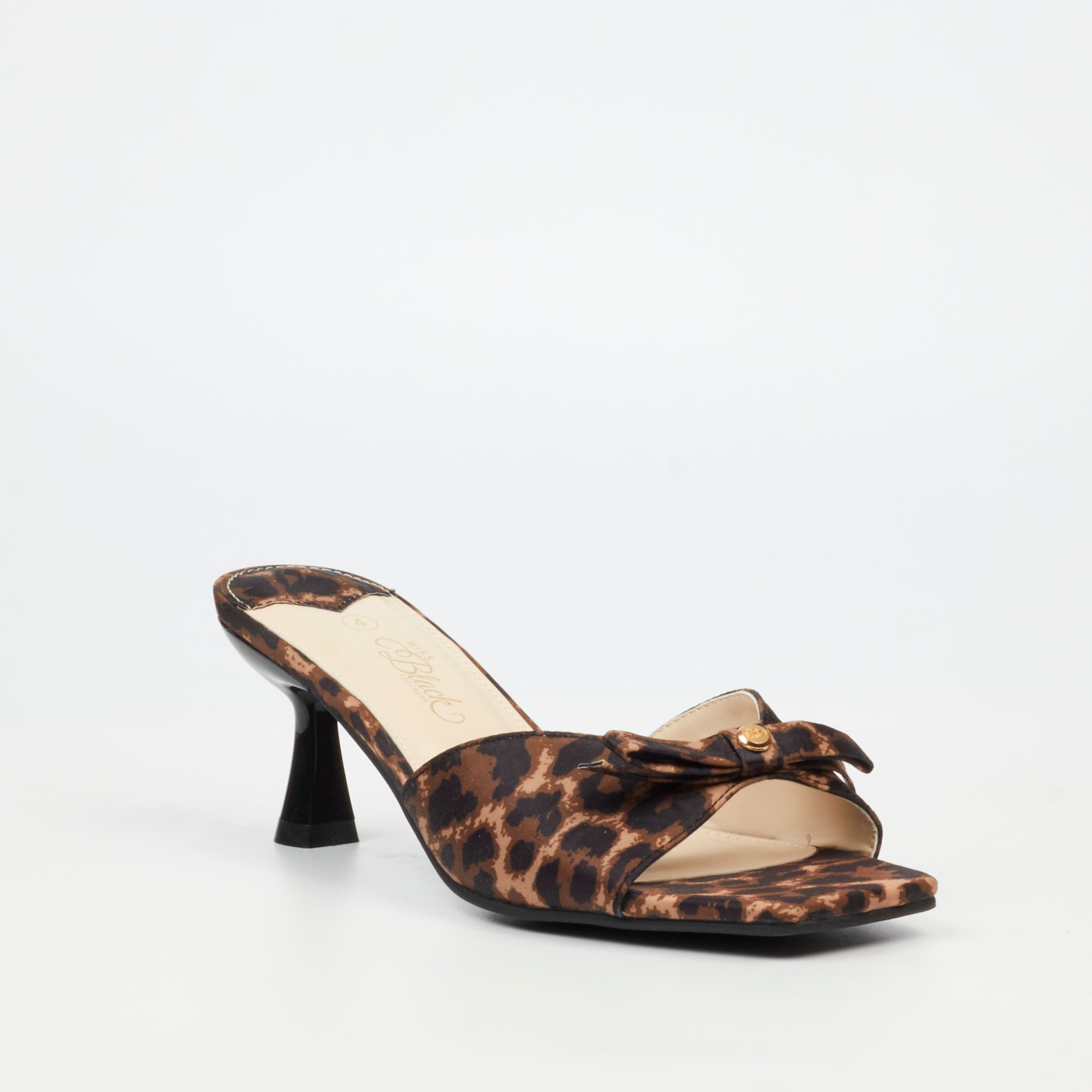 Miss Black Eldora 1 Heel - Leopard footwear Miss Black