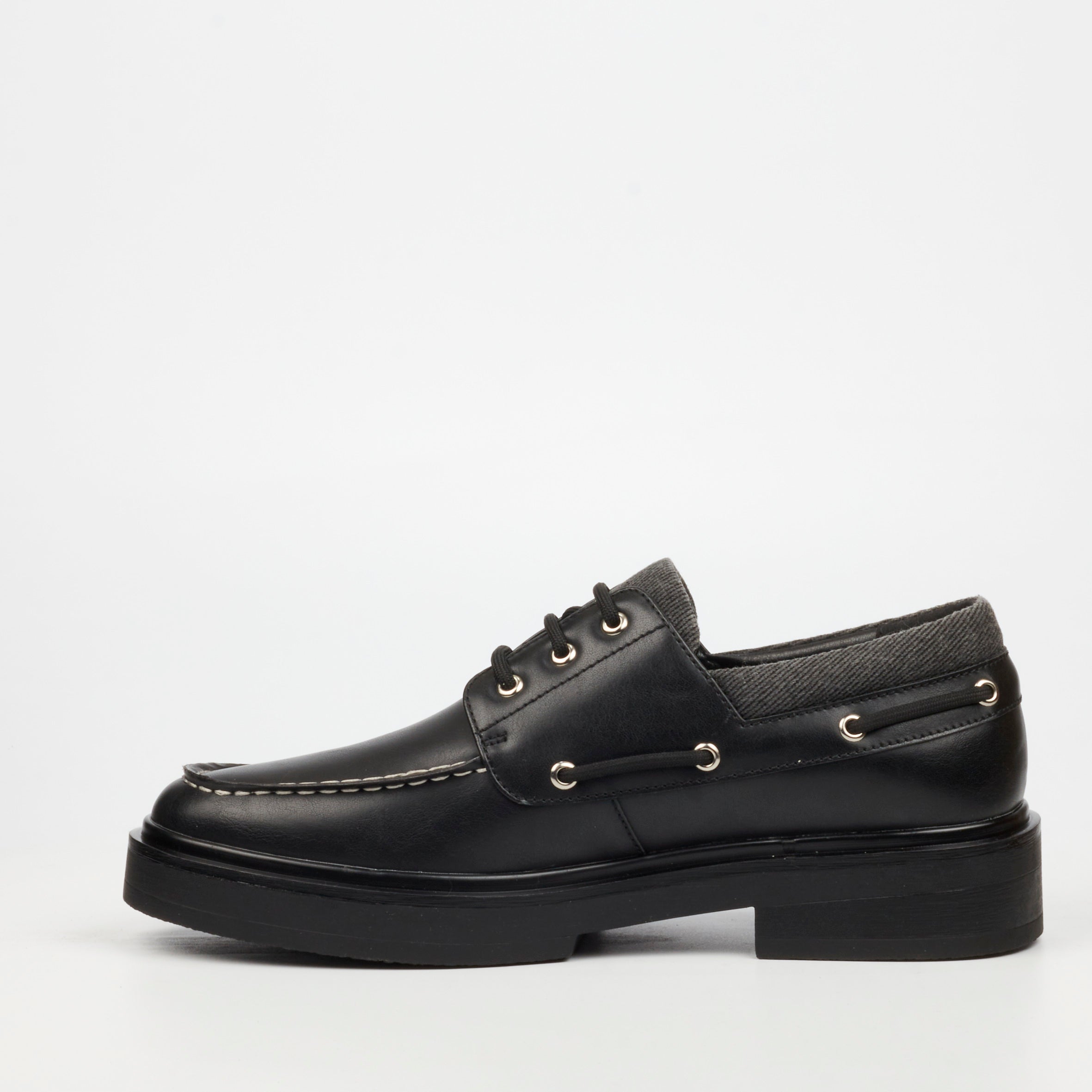 Mazerata Elia 13 Faux Wax Shoe - Black footwear Mazerata