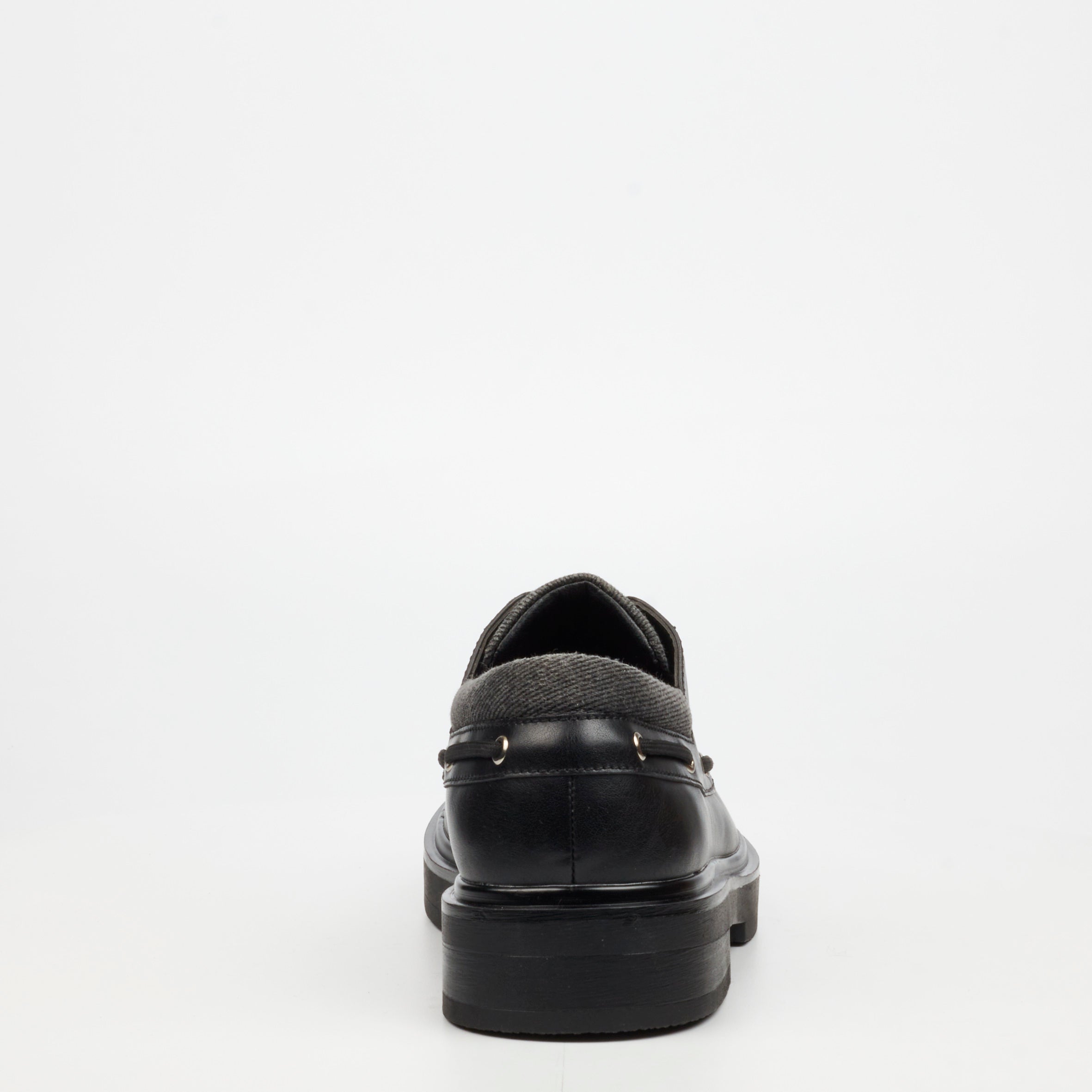 Mazerata Elia 13 Faux Wax Shoe - Black footwear Mazerata