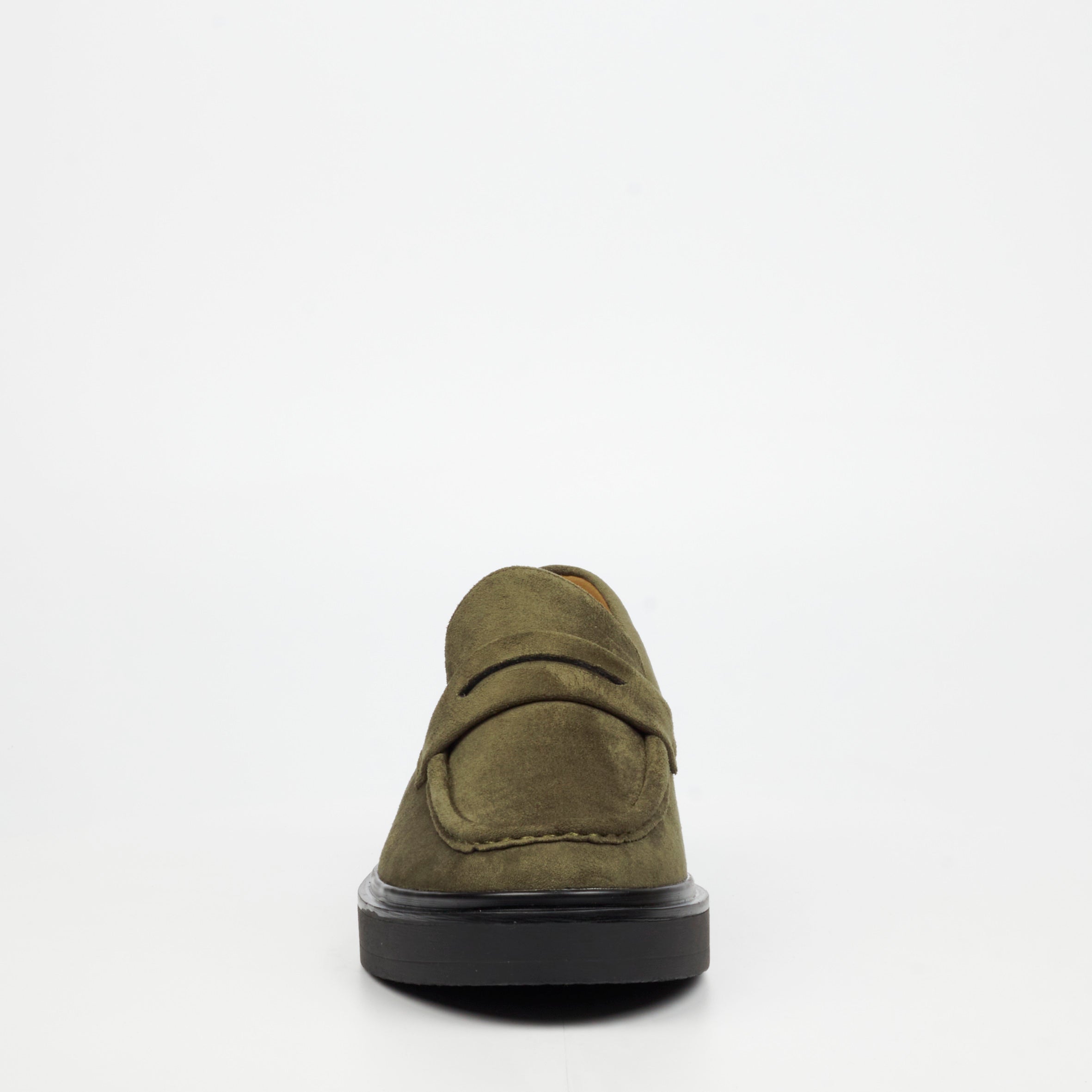 Mazerata Elia 14 Faux Suede Shoe - Olive footwear Mazerata