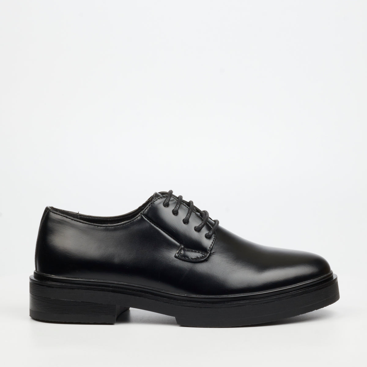Mazerata Elia 1 Faux Wax Shoe - Black footwear Mazerata