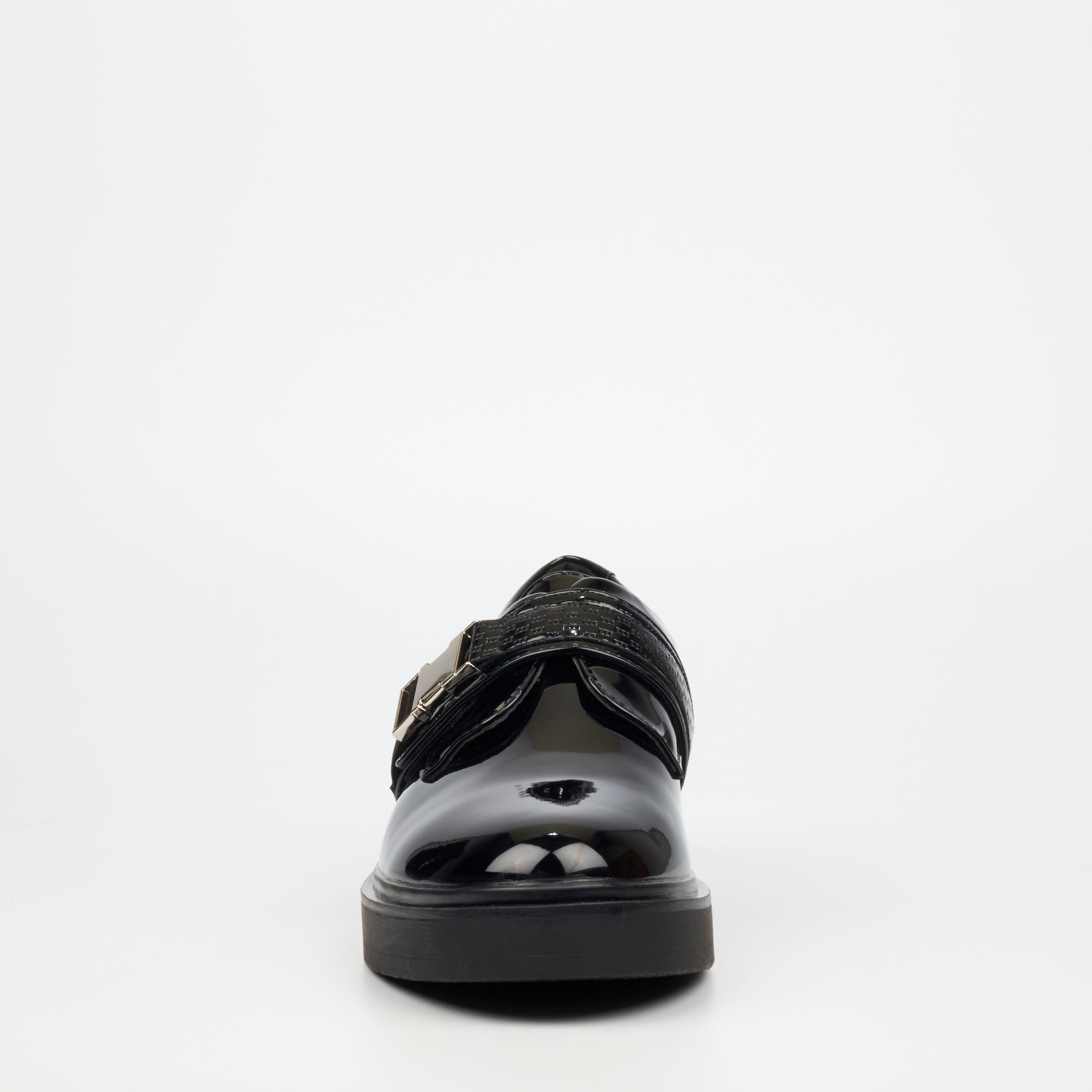Mazerata Elia 20 Faux Patent Shoe - Black footwear Mazerata