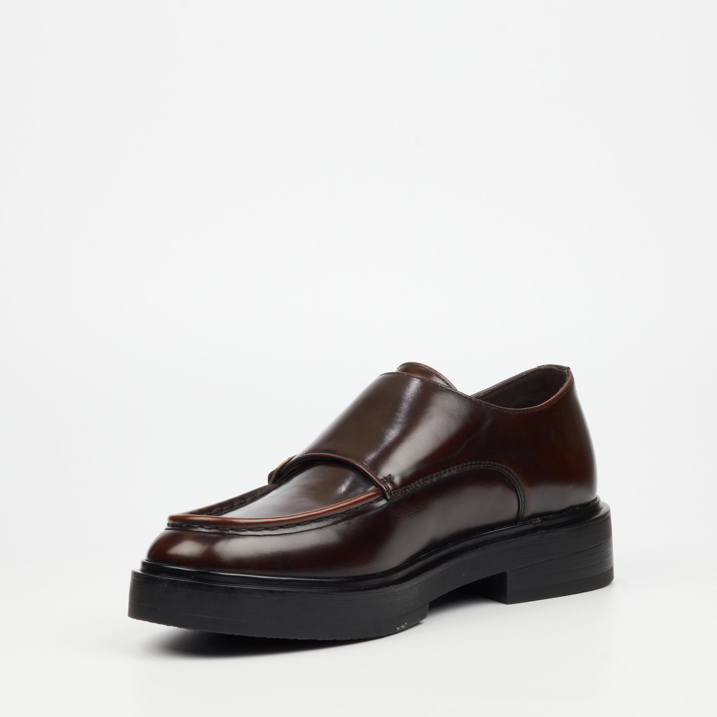 Mazerata Elia 7 Faux Wax Shoe - Chocolate footwear Mazerata