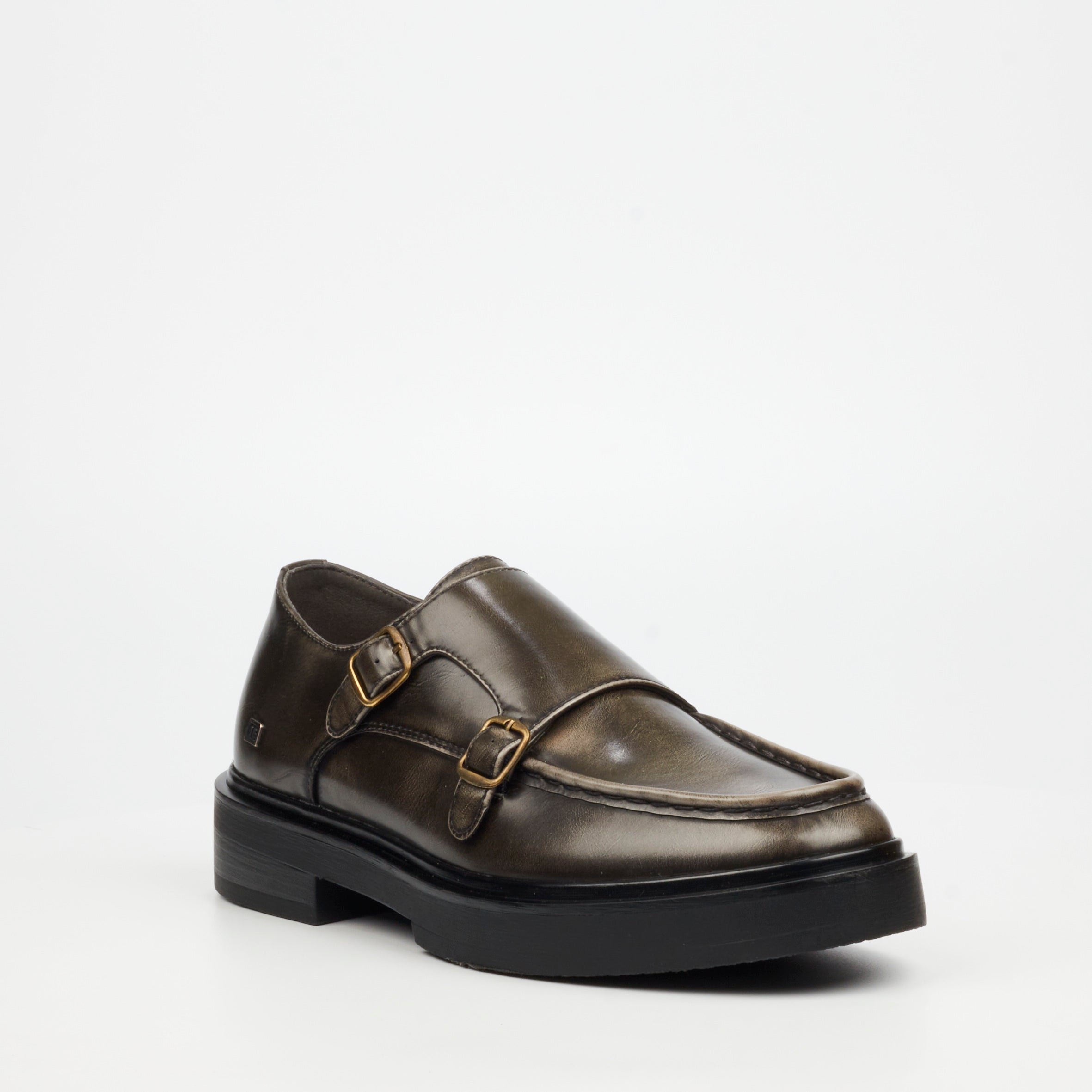 Mazerata Elia 7 Faux Wax Shoe - Grey footwear Mazerata