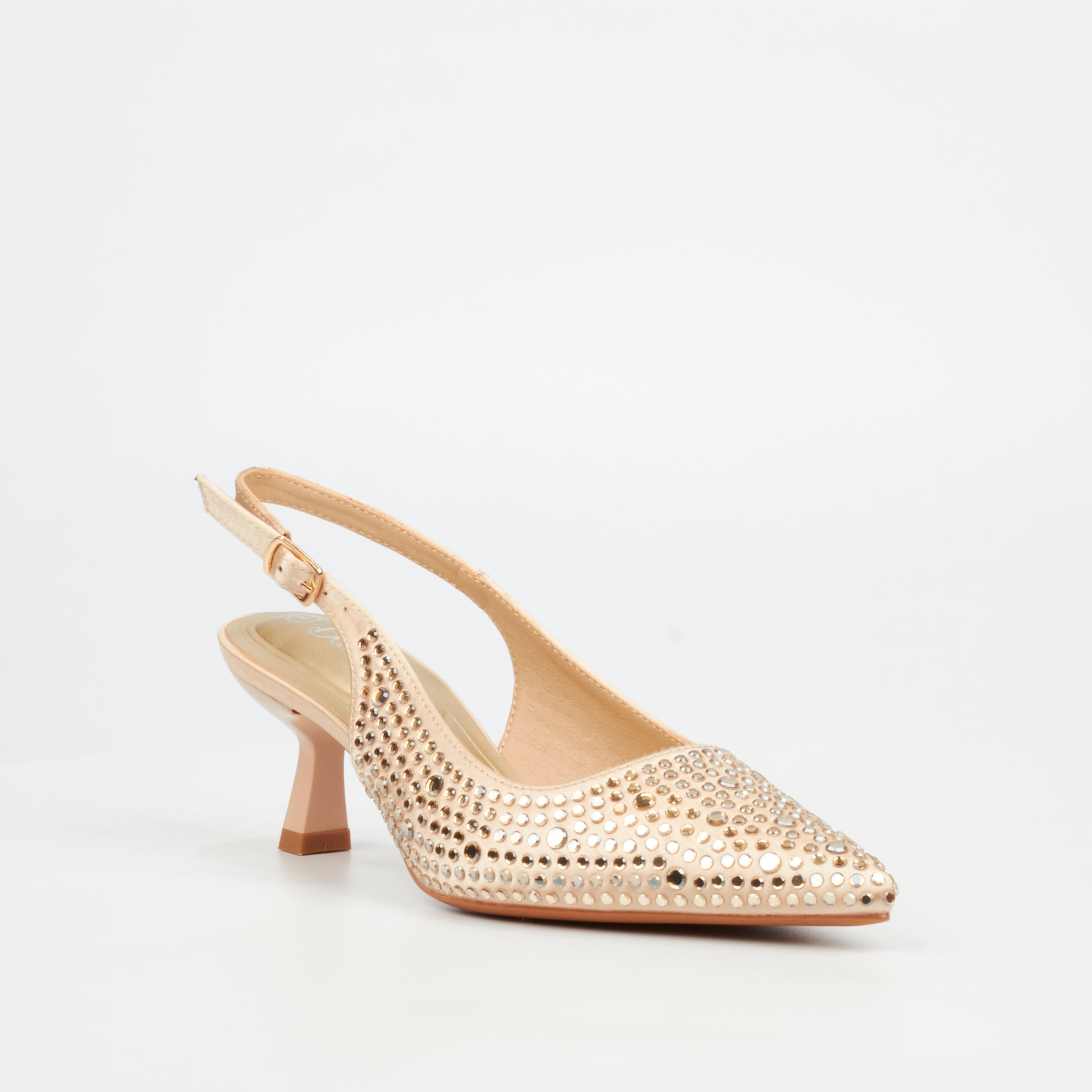 Butterfly Feet Estella 1 Heel - Champagne footwear Butterfly Feet