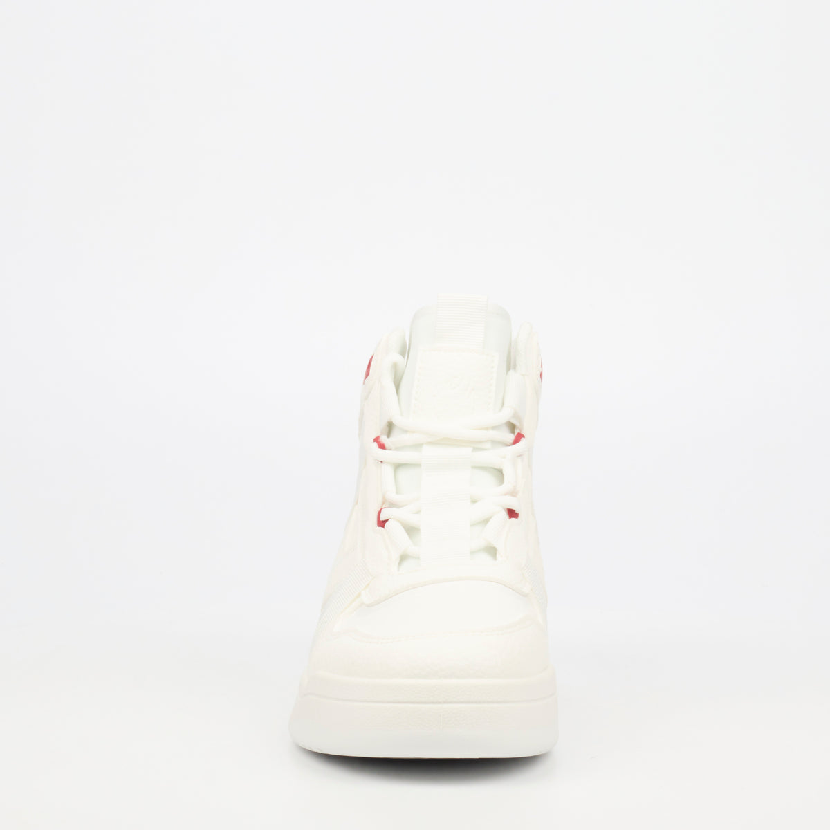 Urbanart Frail 2 Faux Wax / Lycra Ankle Boot - White