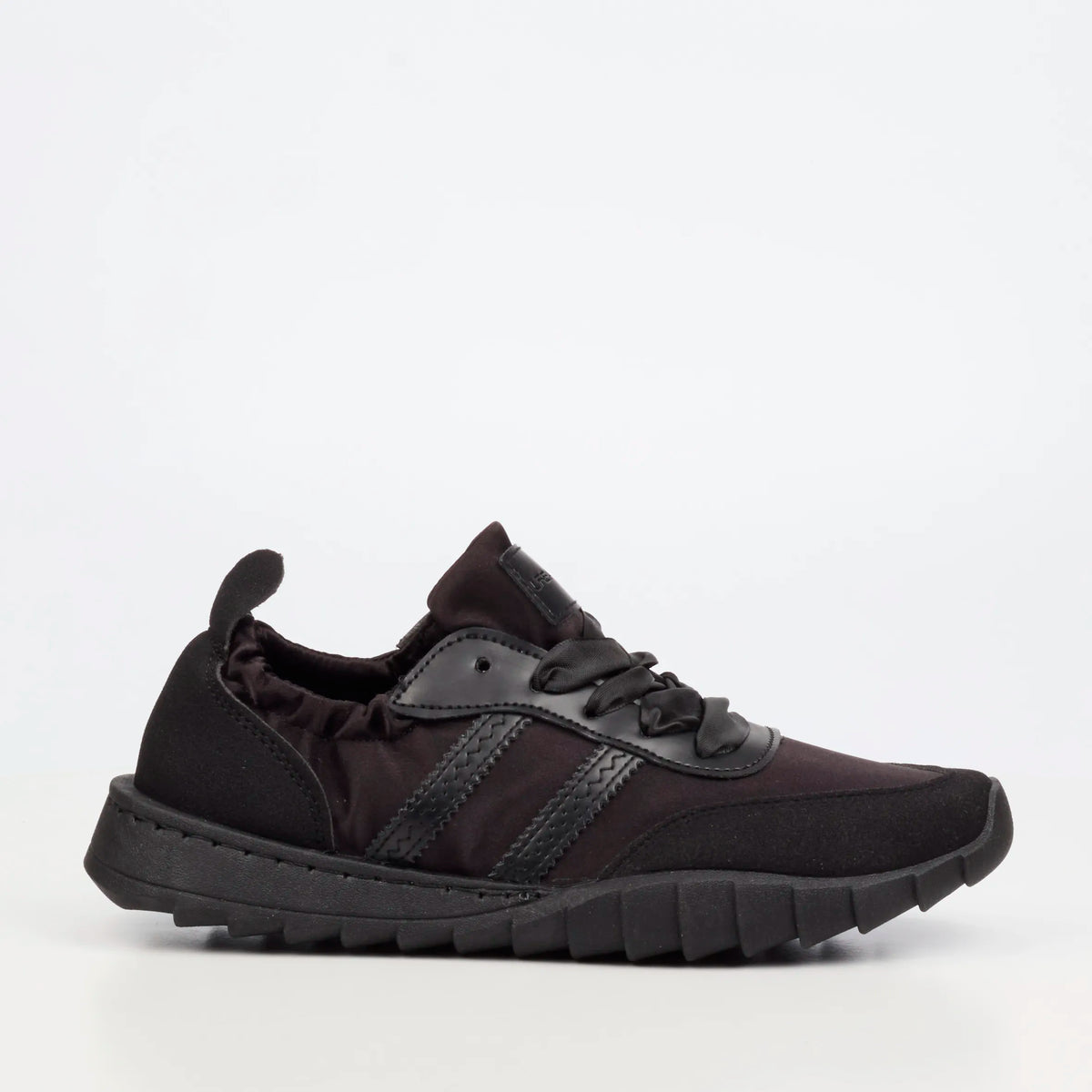 Urbanart Freesia 1 Satin Sneaker - Black (Ladies) footwear UBRT