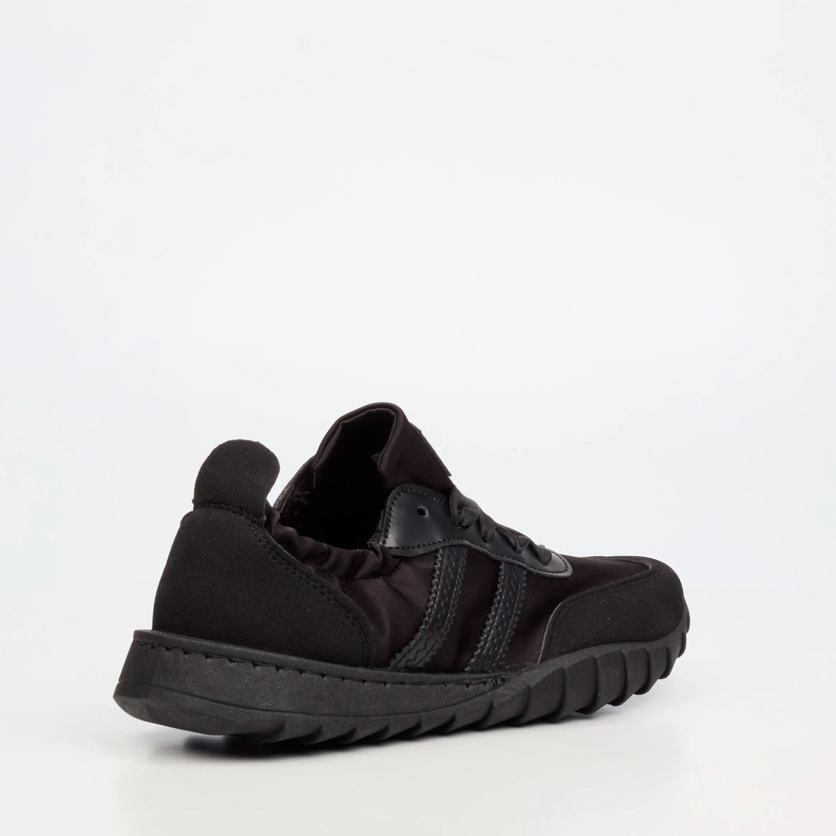 Urbanart Freesia 1 Satin Sneaker - Black (Ladies) footwear UBRT